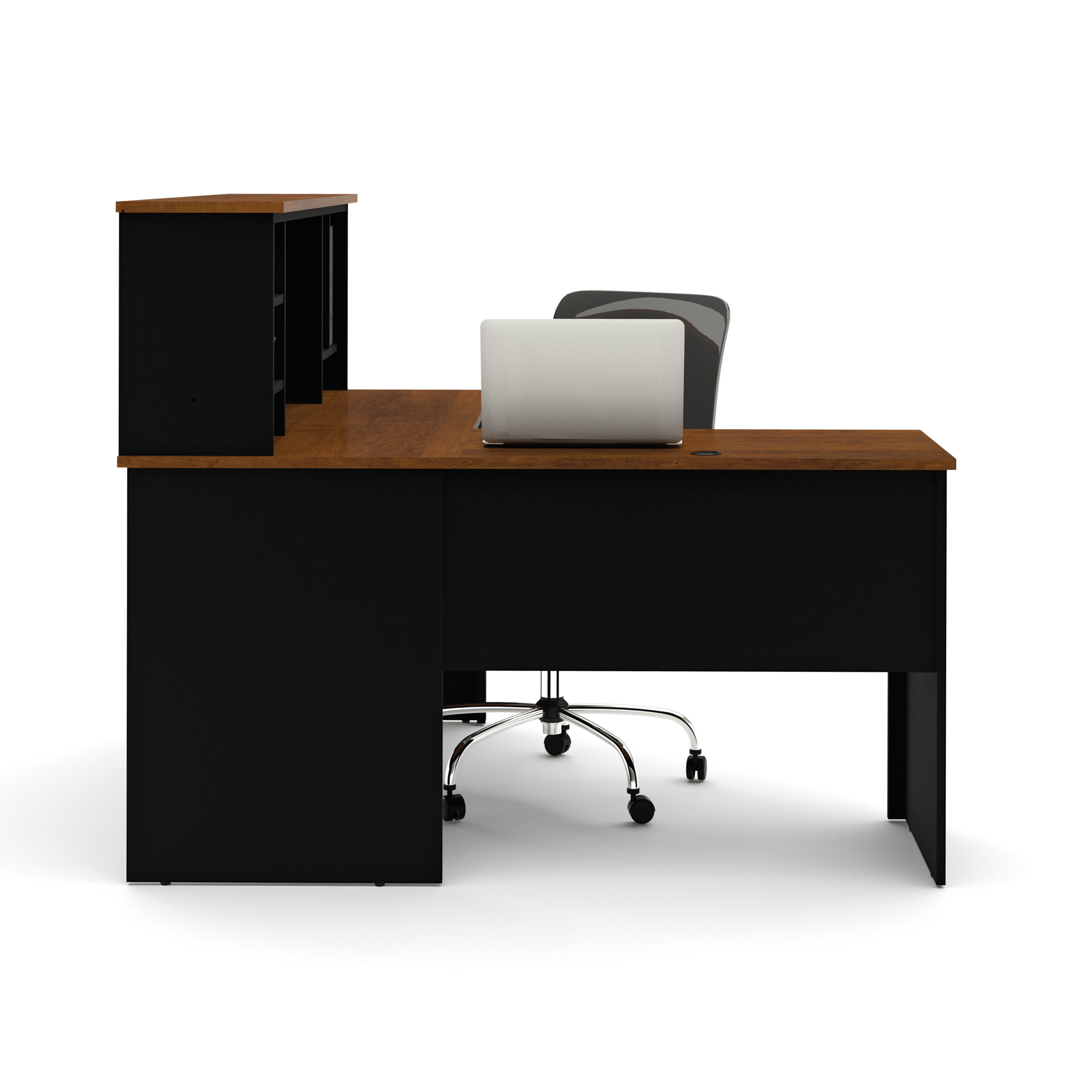Red Barrel Studio Deweese Corner Executive Desk with Hutch & Reviews