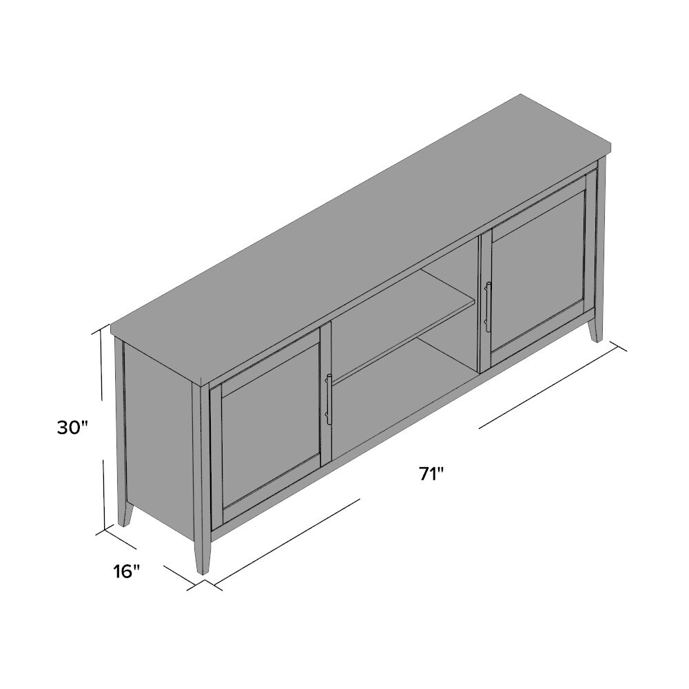 Red Barrel Studio Starkville TV Stand & Reviews | Wayfair