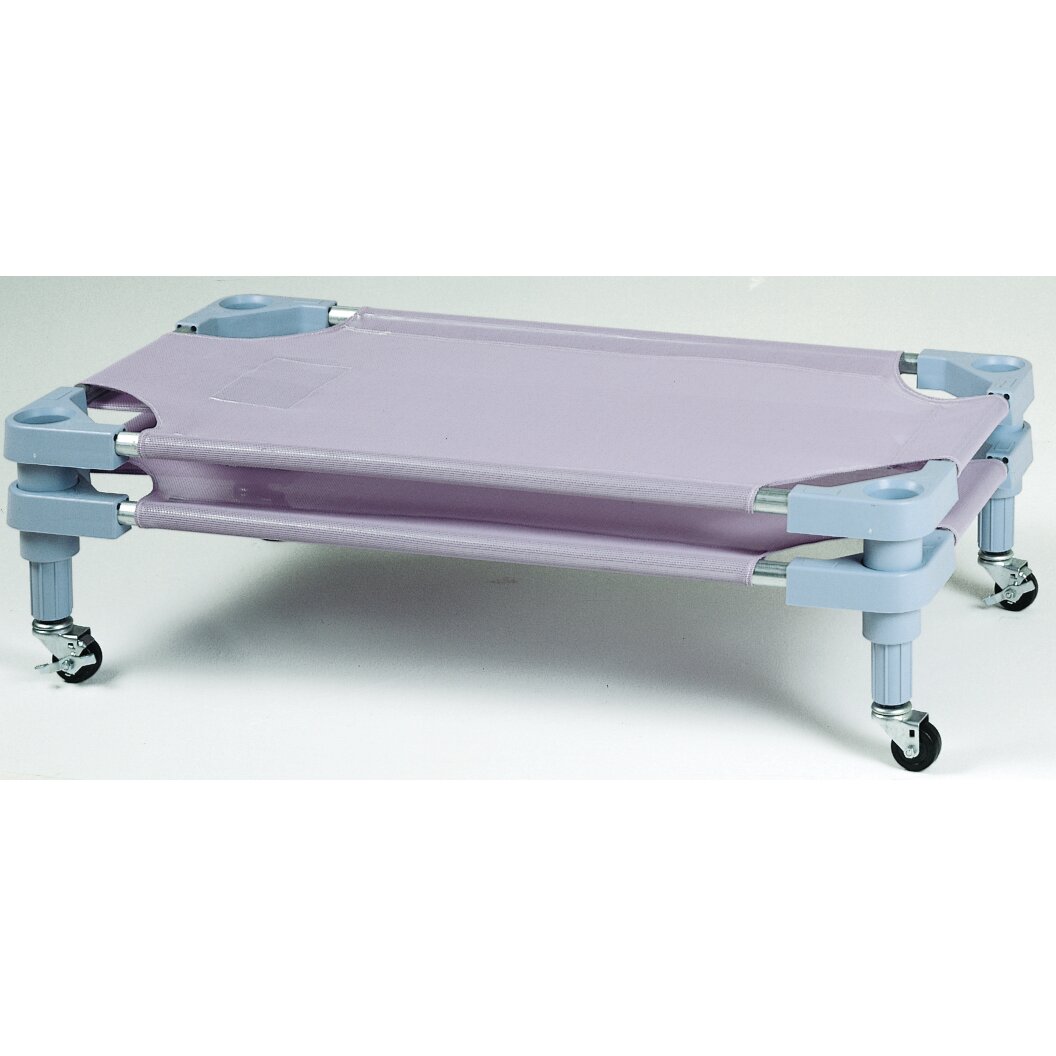 Benee's Stackable Toddler Cot with Casters | Wayfair