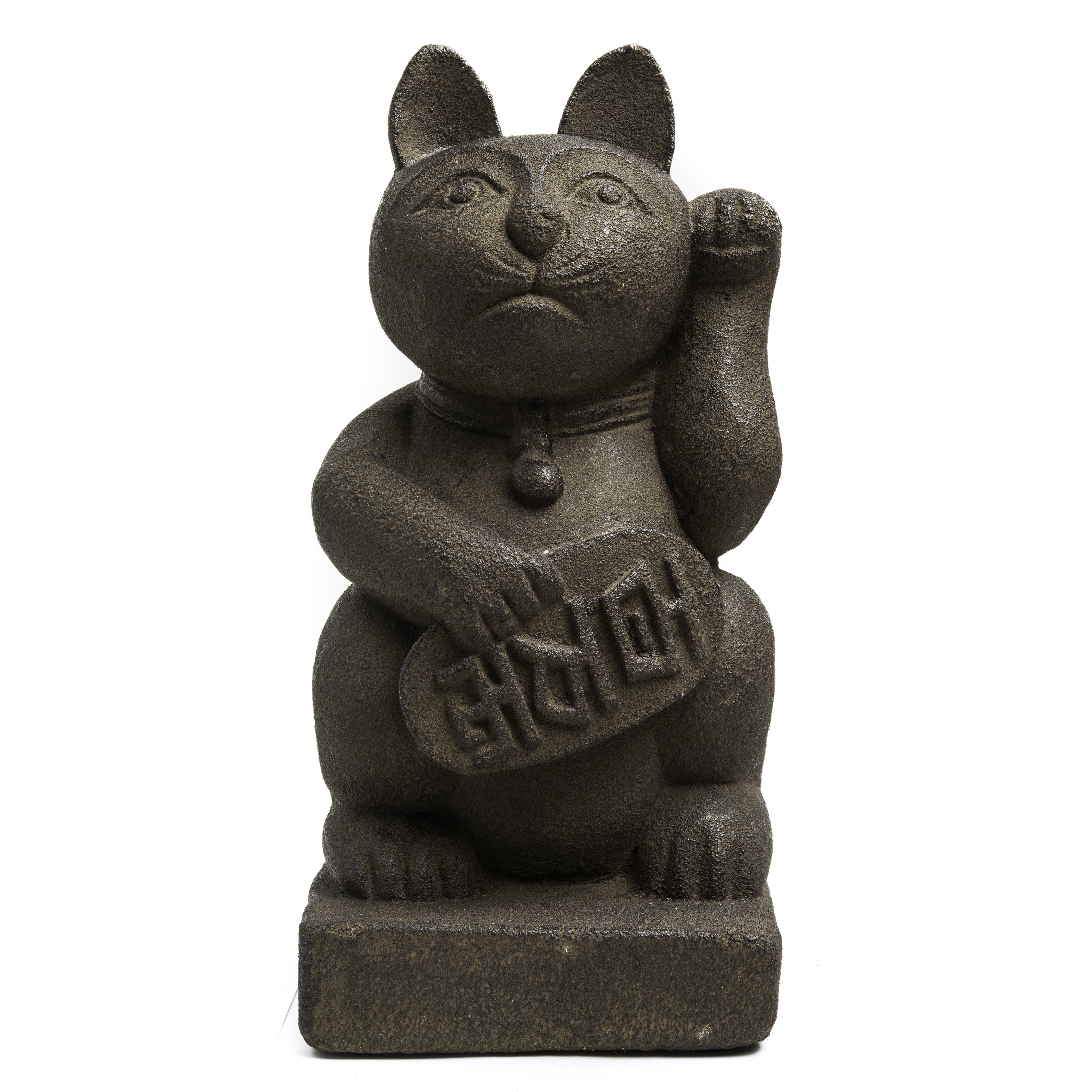 cat statue anime