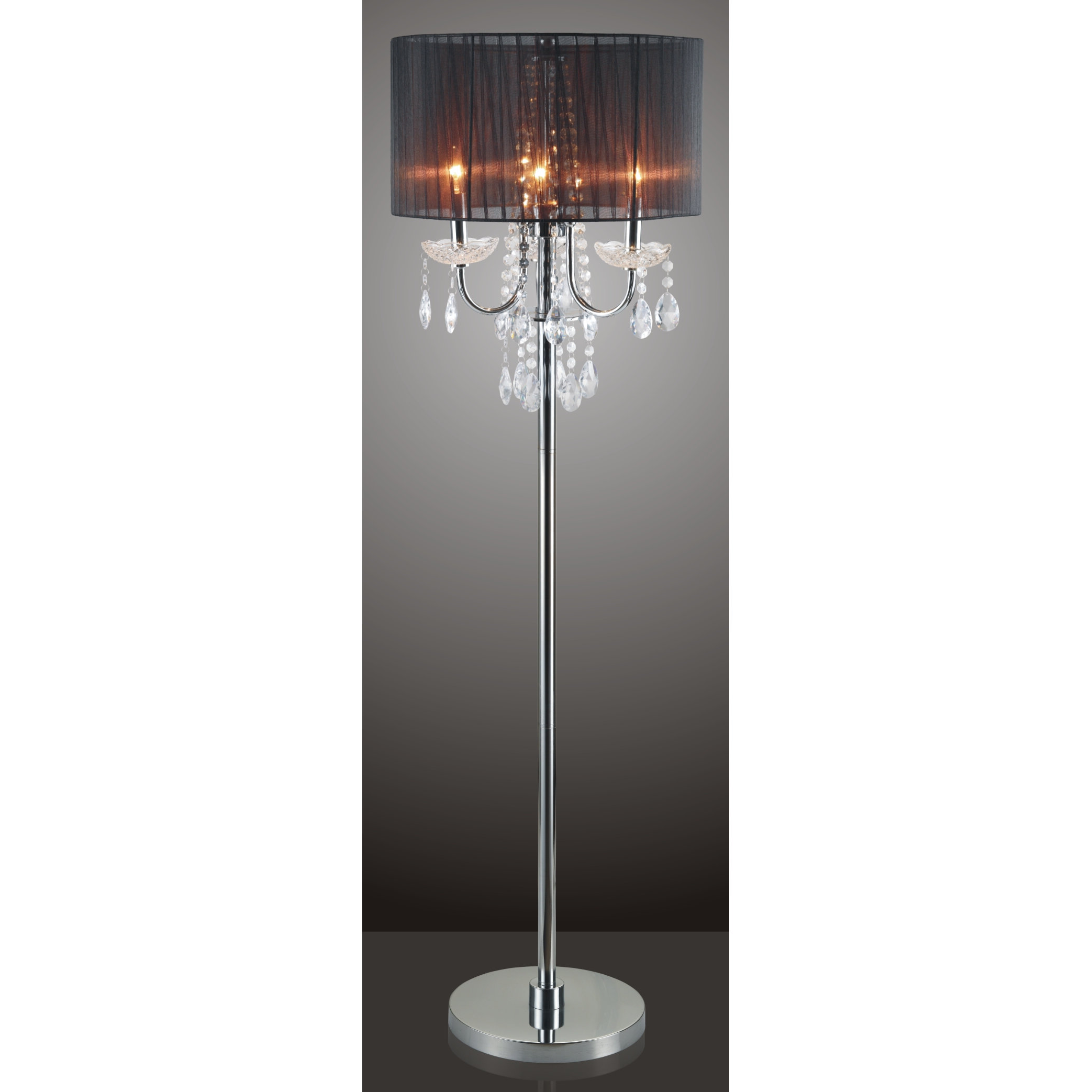 Sintechno Inc Crystal 62.5" Floor Lamp & Reviews Wayfair