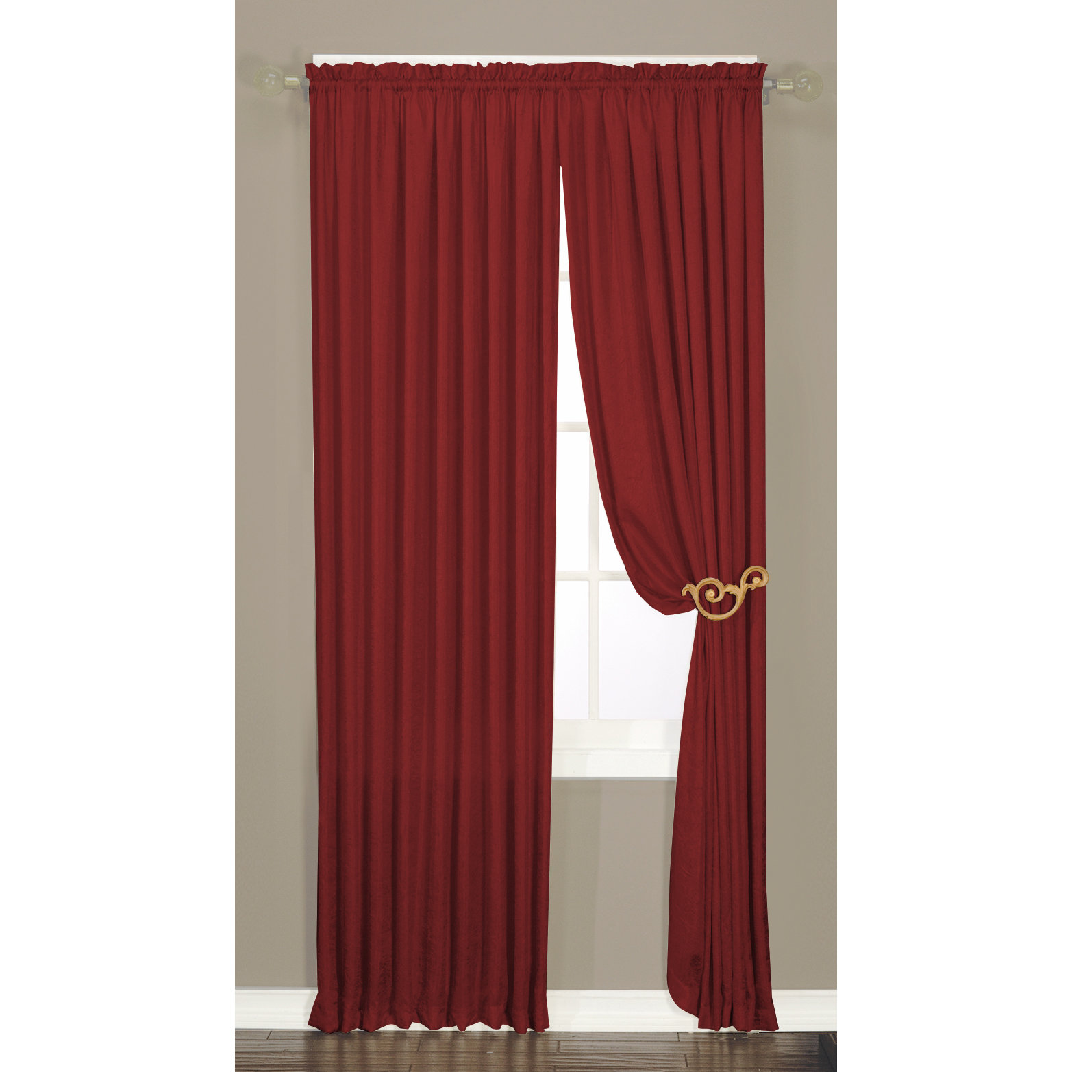 Window Accents Luster Curtain Panels & Reviews Wayfair