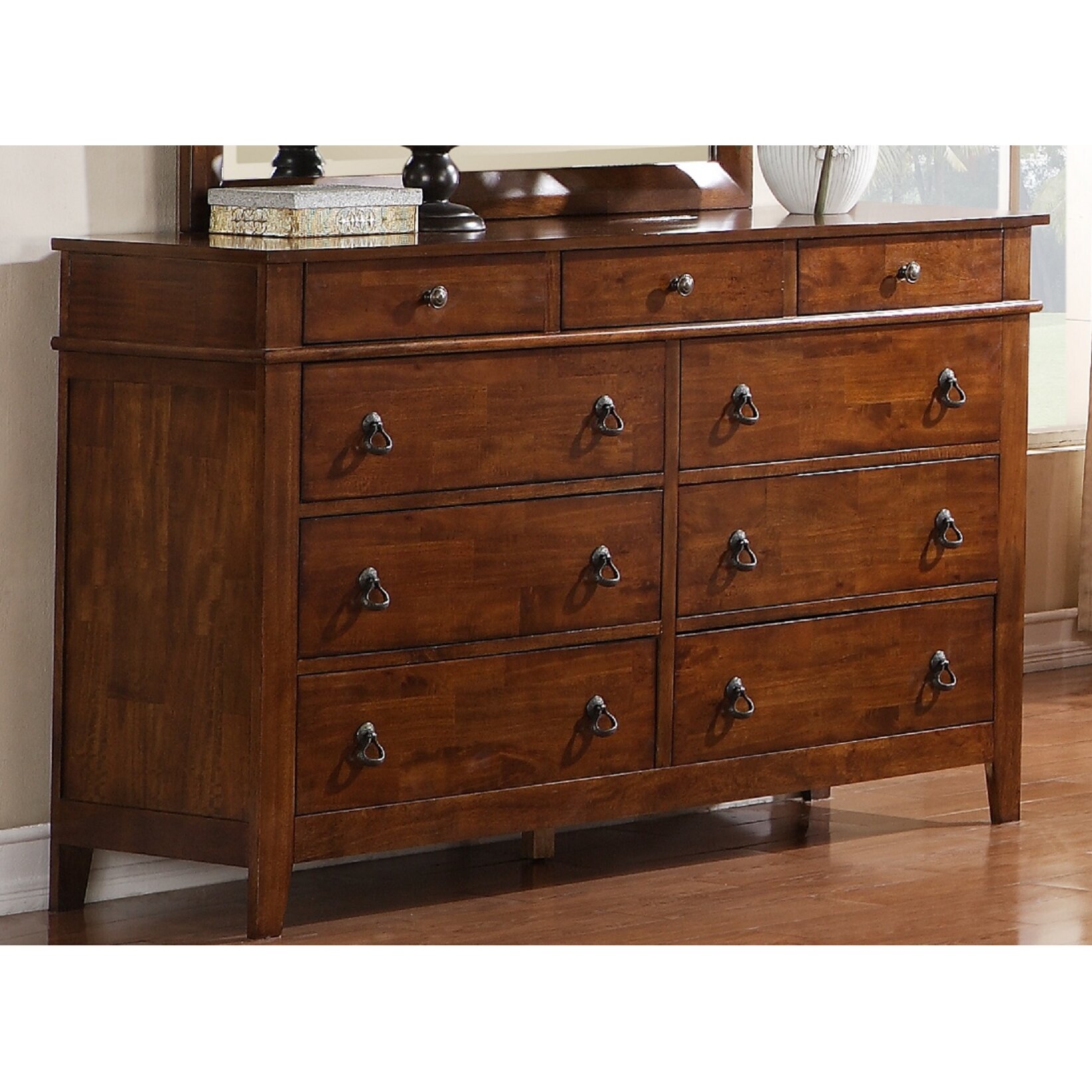 Sunset Trading Phoenix 9 Drawer Dresser &amp; Reviews | Wayfair