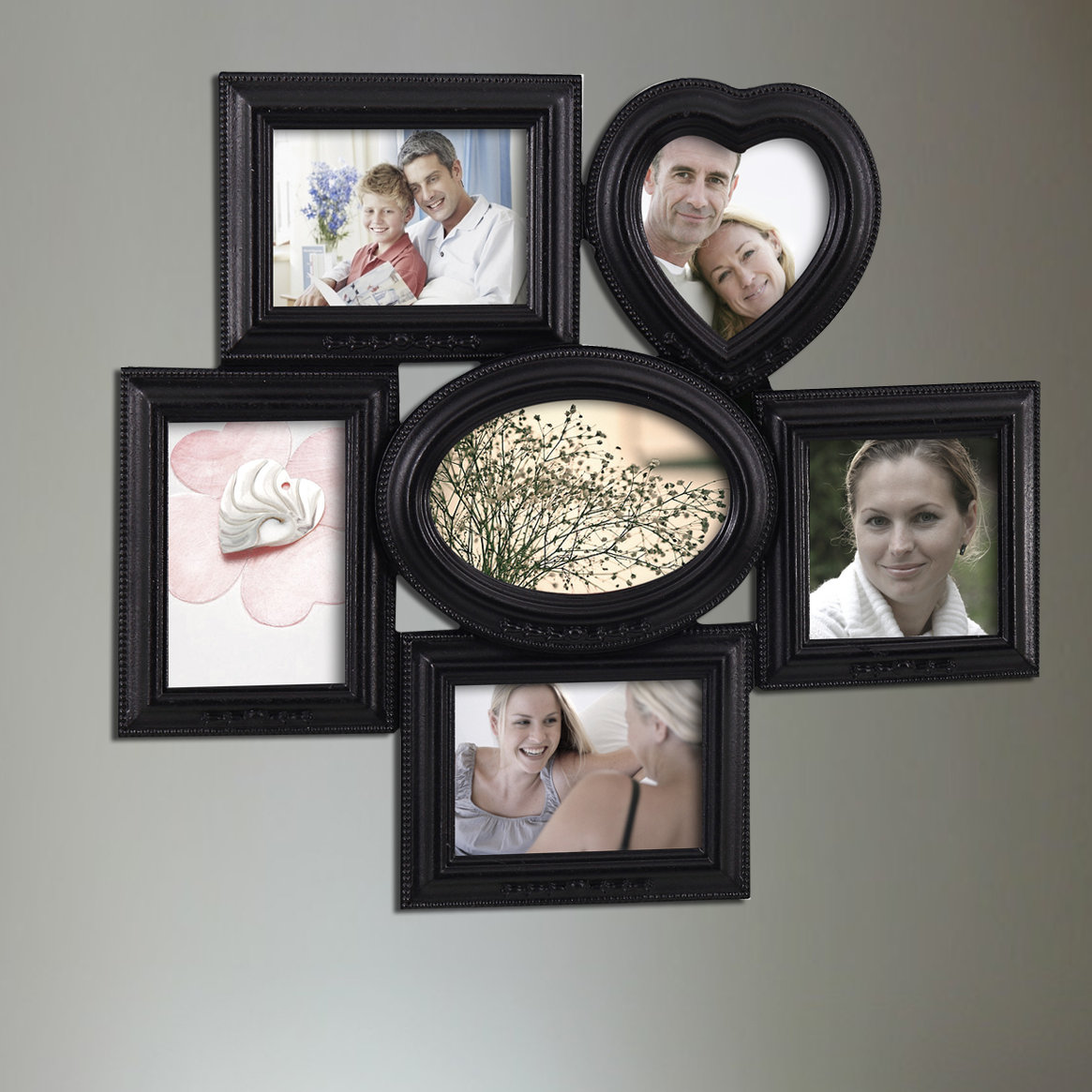 AdecoTrading 6 Opening Decorative Wall Hanging Collage Picture Frame Wayfair