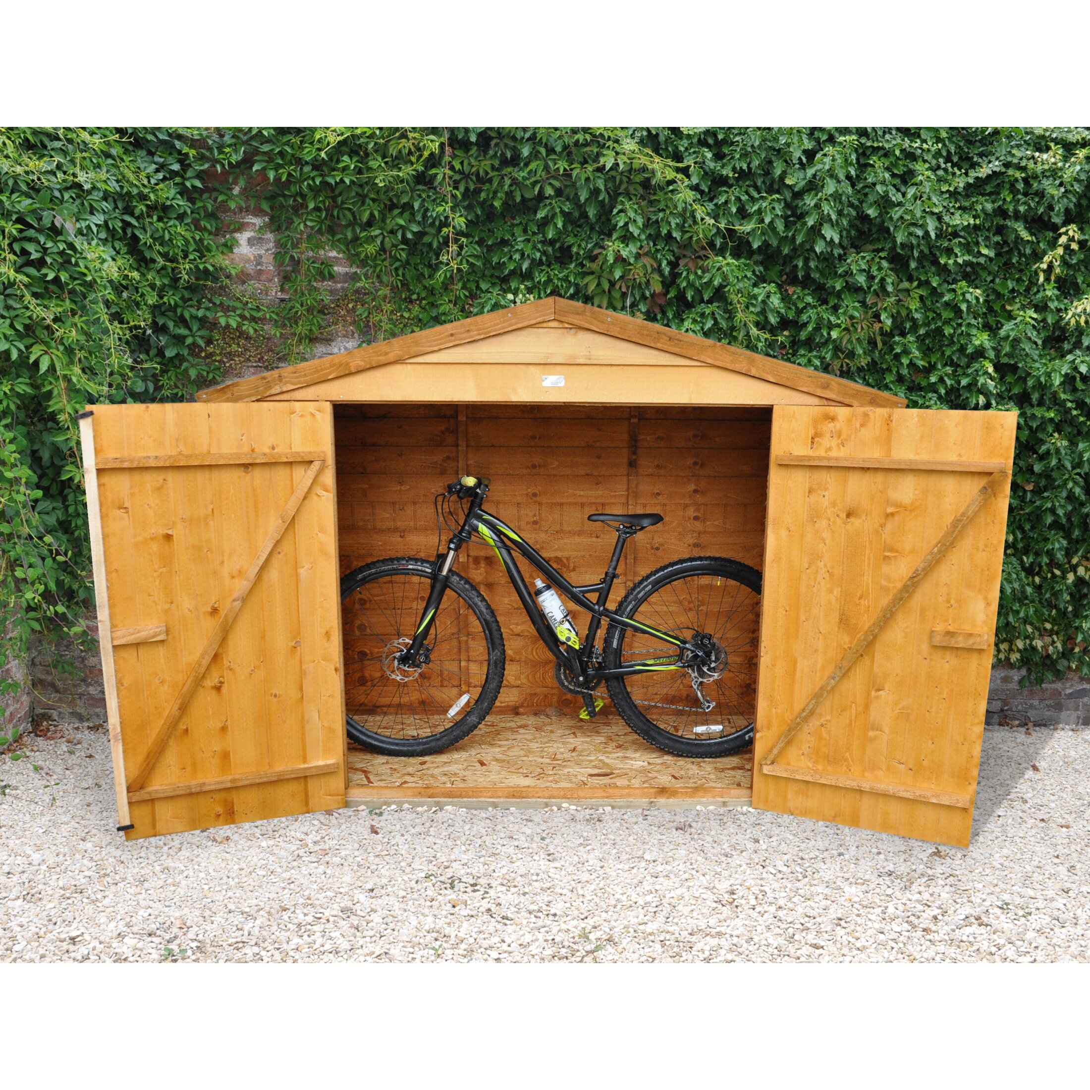 forest garden 6 x 3 wooden bike shed & reviews wayfair uk