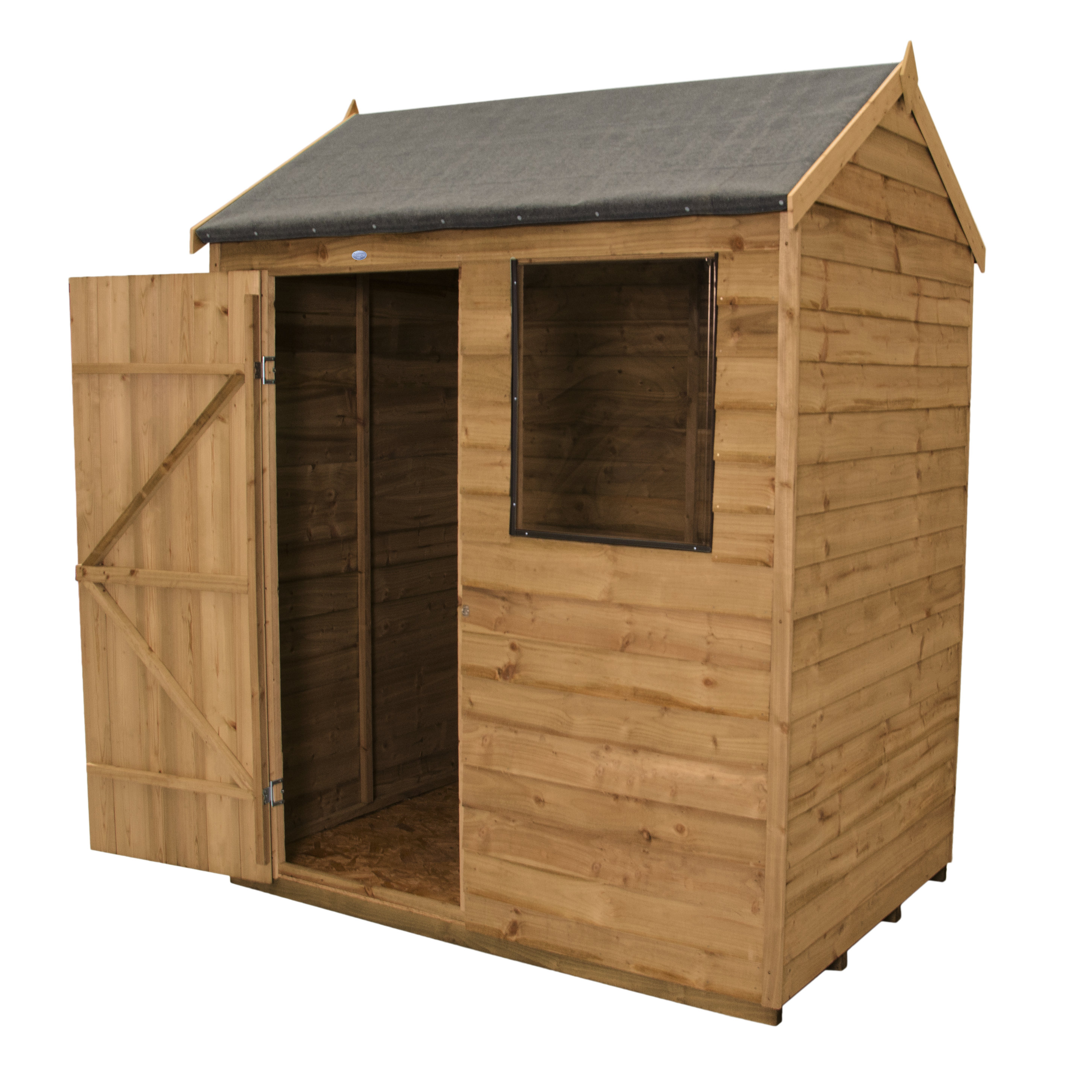 forest garden 6 x 4 wooden storage shed & reviews wayfair uk