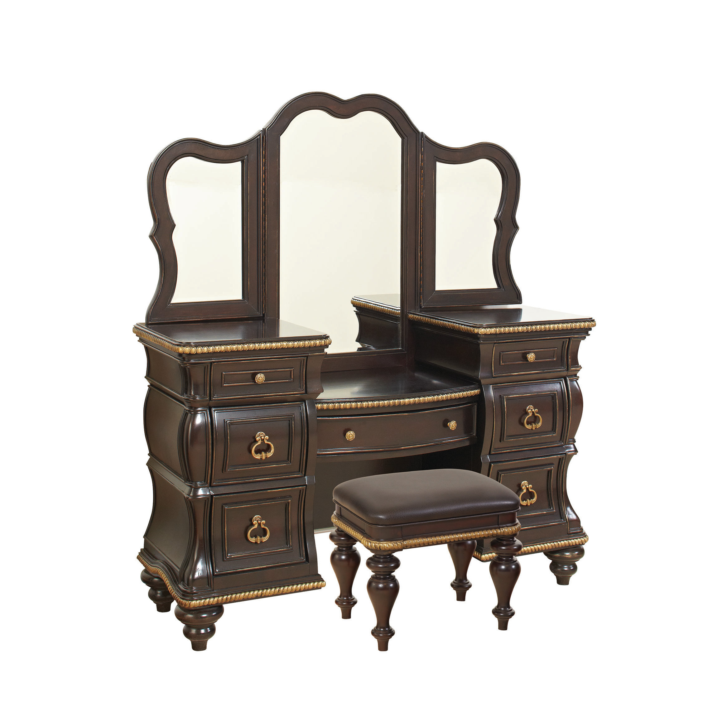 Avalon Furniture Glam Style Vanity with Mirror & Reviews Wayfair