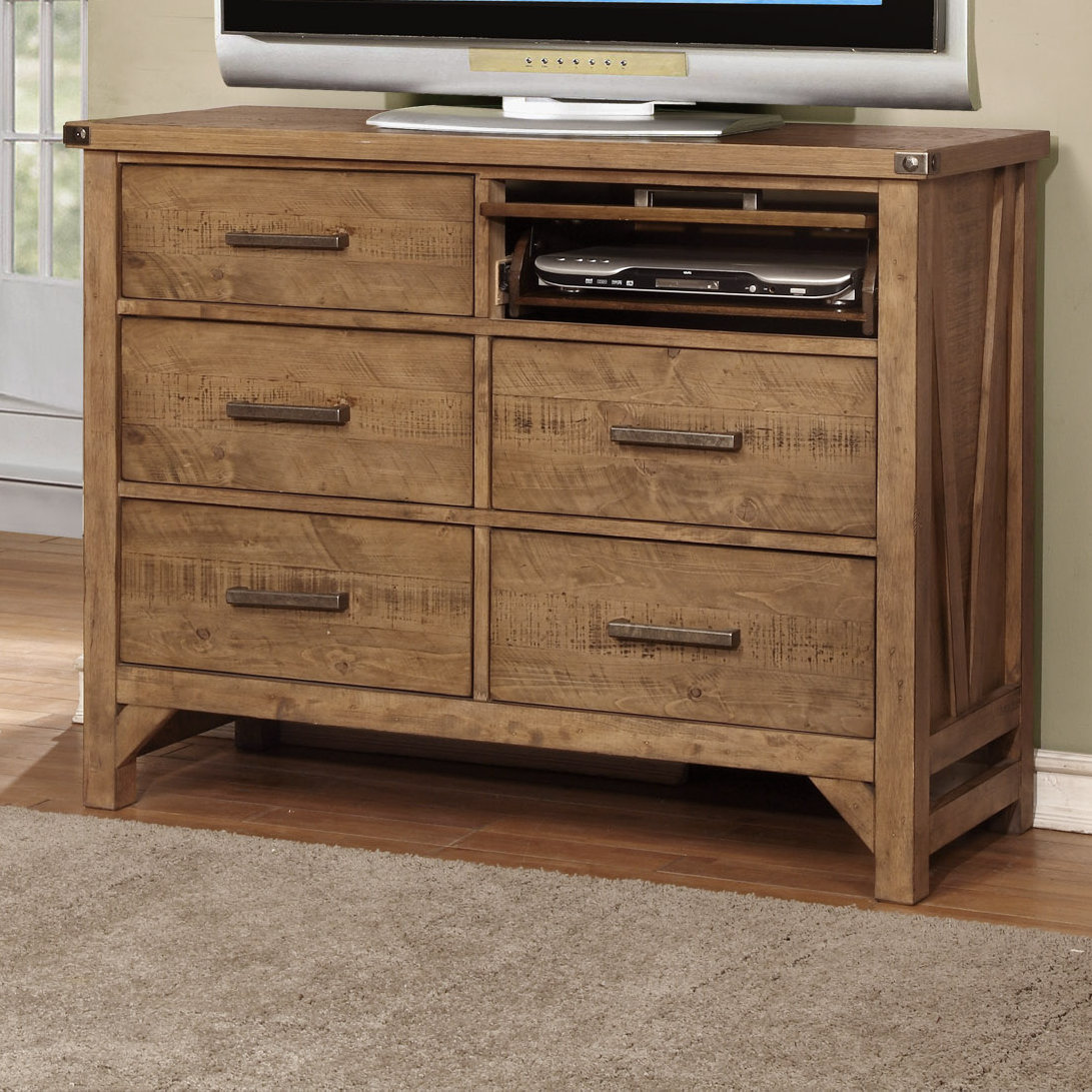 Avalon Furniture Telluride 4 Drawer Media Chest Wayfair
