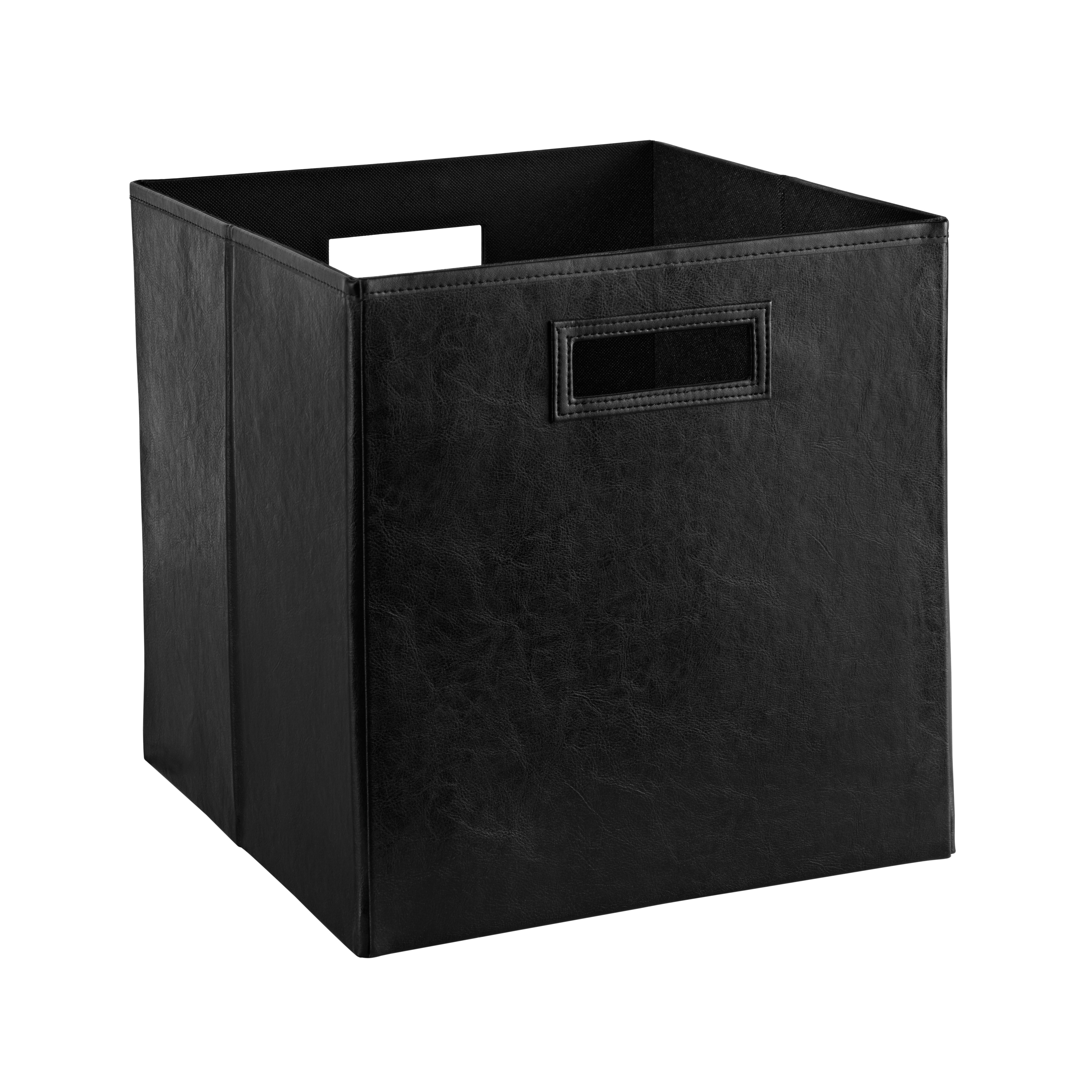 ClosetMaid Decorative Storage Leather Bin & Reviews Wayfair