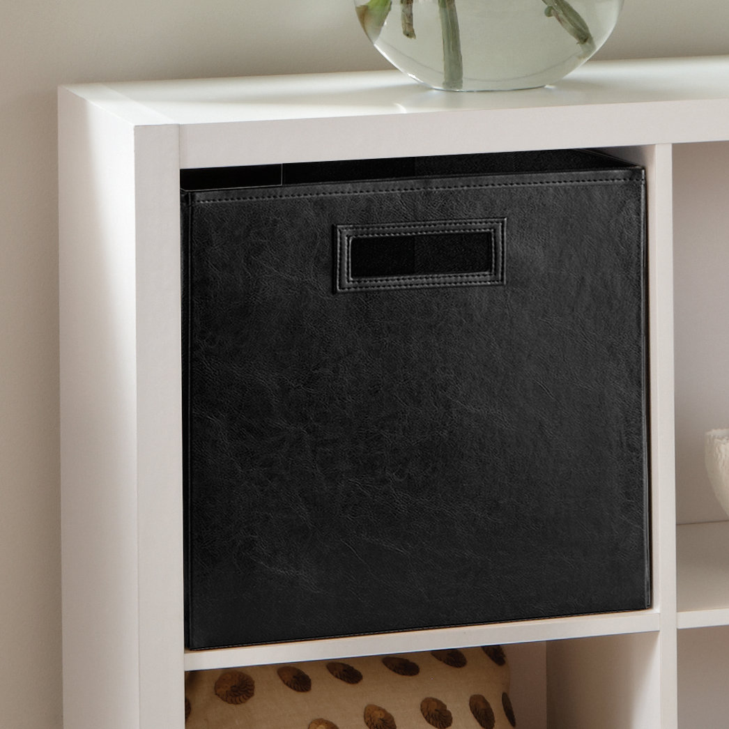 ClosetMaid Decorative Storage Leather Bin & Reviews Wayfair