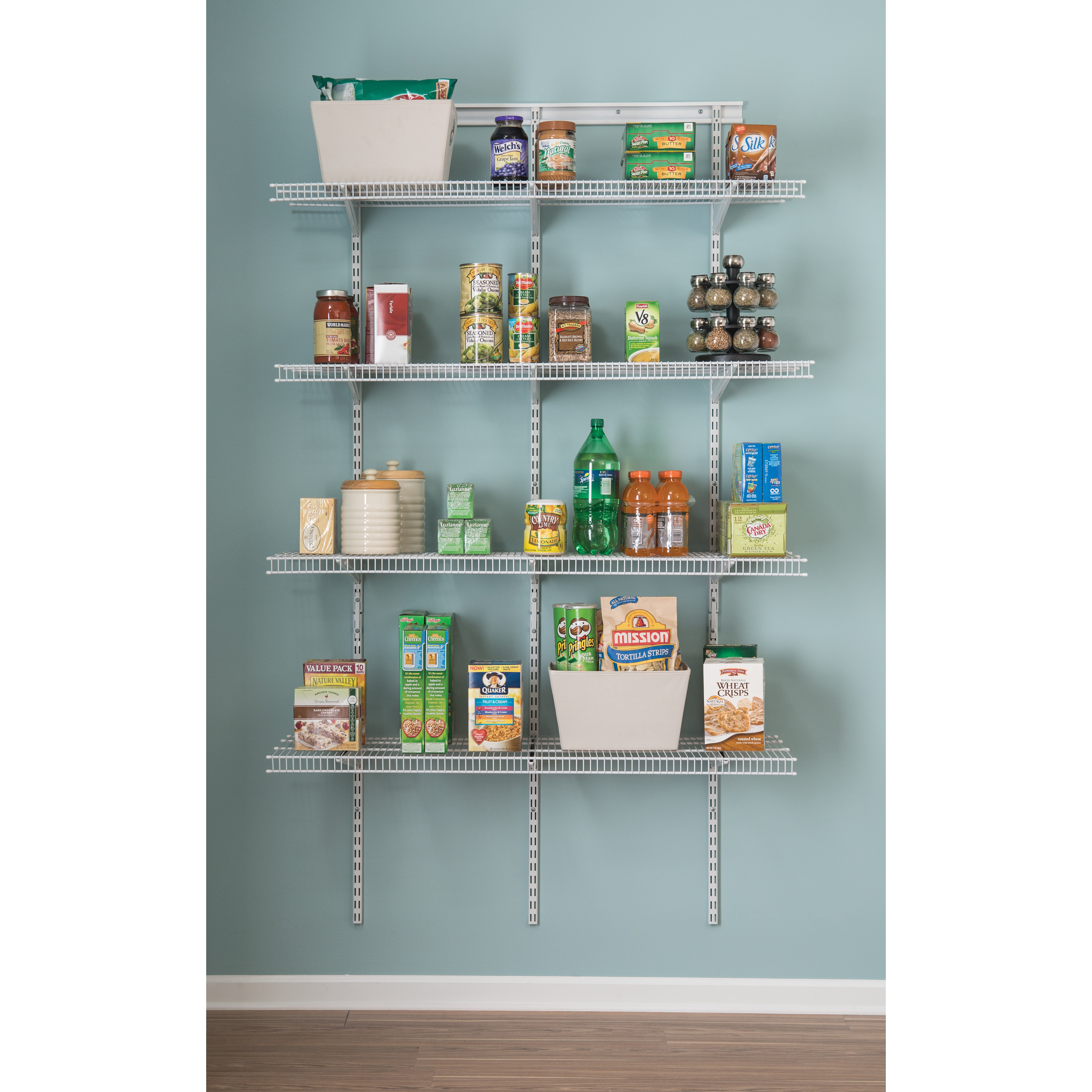 ClosetMaid ShelfTrack 48"W x 80"H Pantry Organizer & Reviews Wayfair
