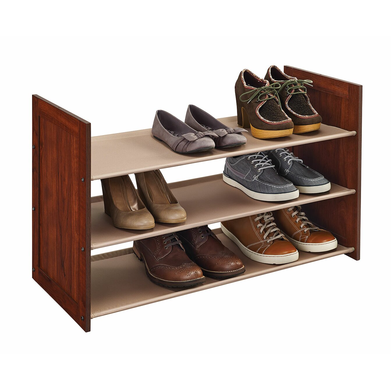 ClosetMaid Stackable 3Tier Shoe Rack \u0026 Reviews  Wayfair.ca