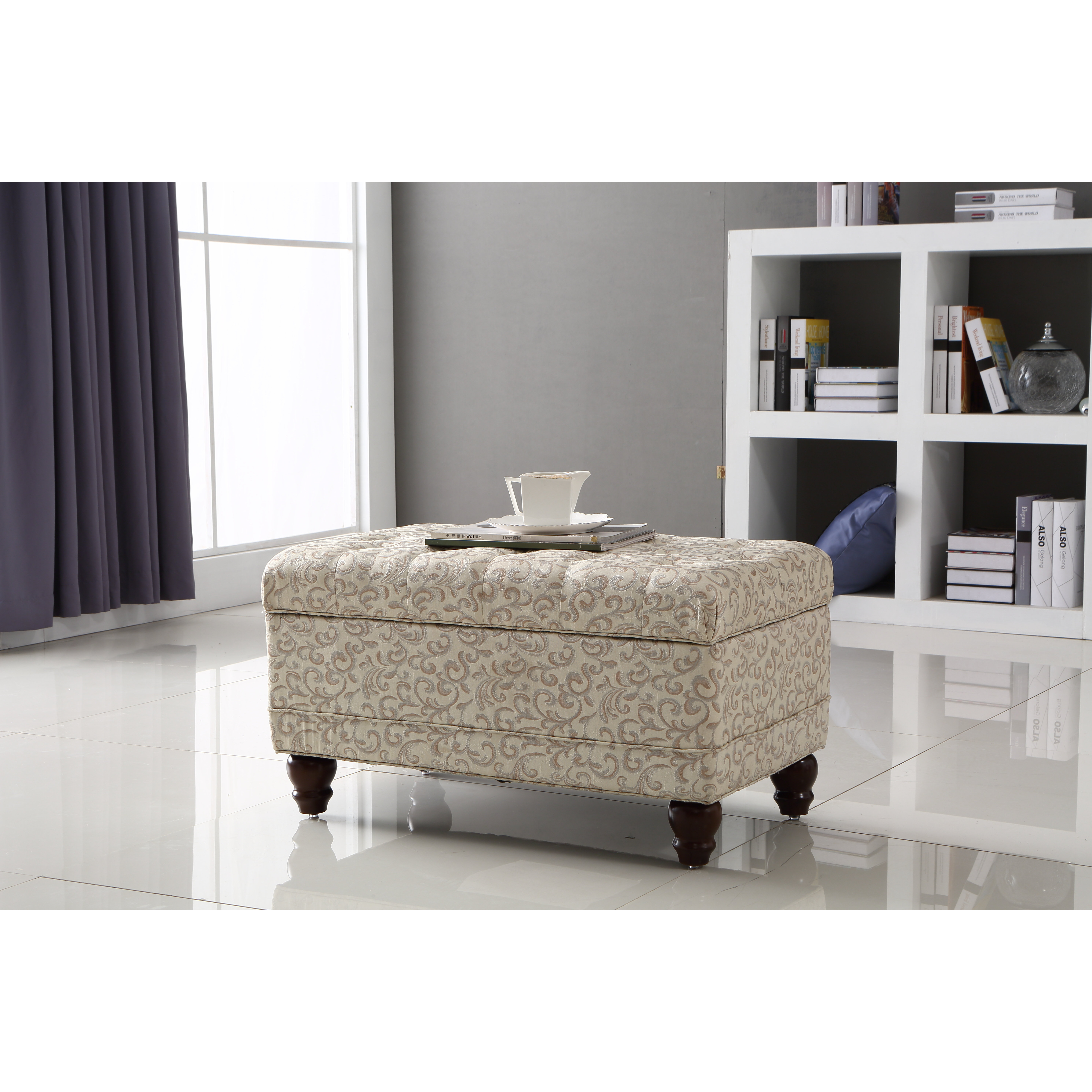 Bellasario Collection Classic Tufted Storage Ottoman & Reviews Wayfair