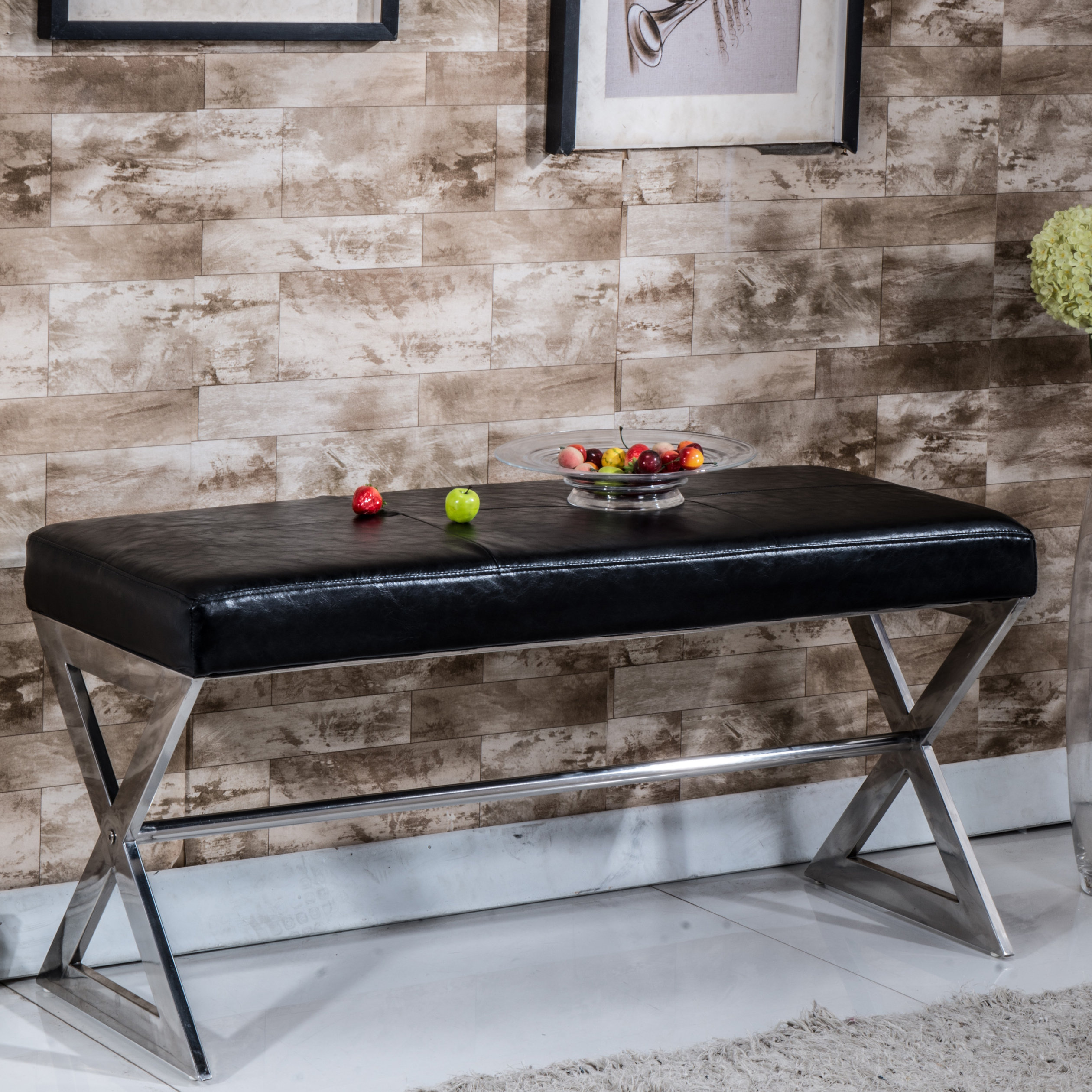 Bellasario Collection Upholstered Entryway Bench Wayfair