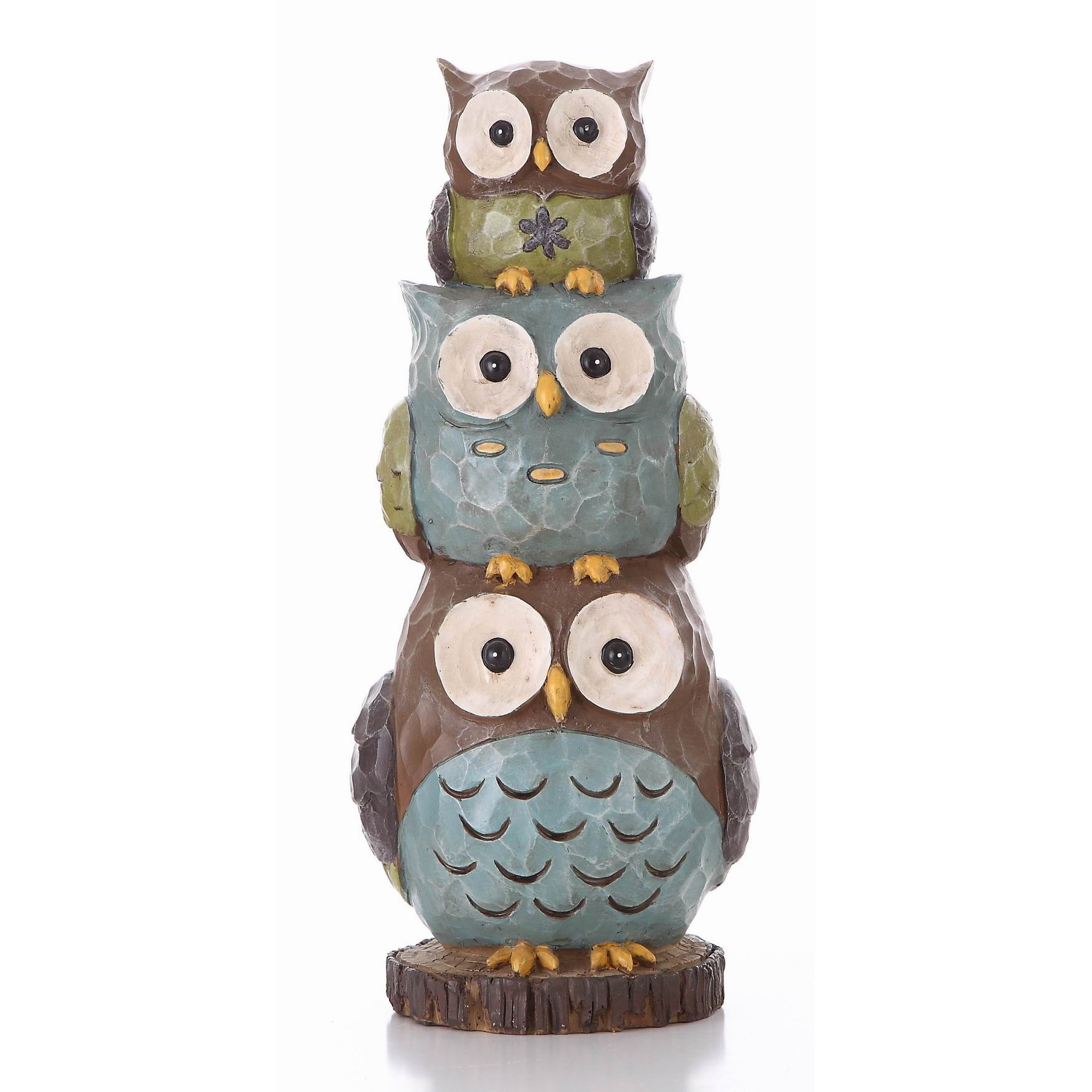 HiLine Gift Ltd. Stacking Owls Statue Wayfair