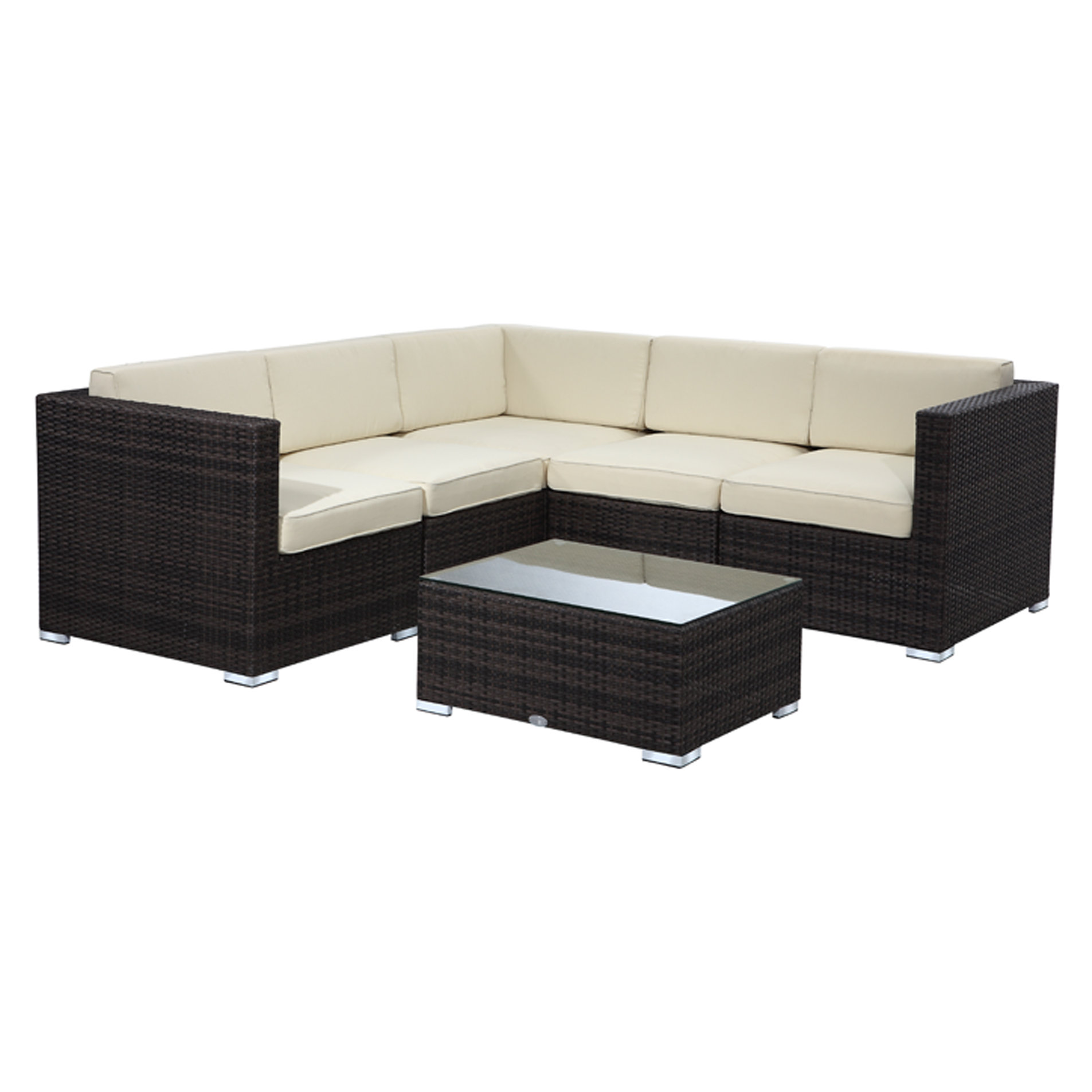 Rattan Outdoor Furniture Brighton 6 Piece Sectional & Reviews Wayfair
