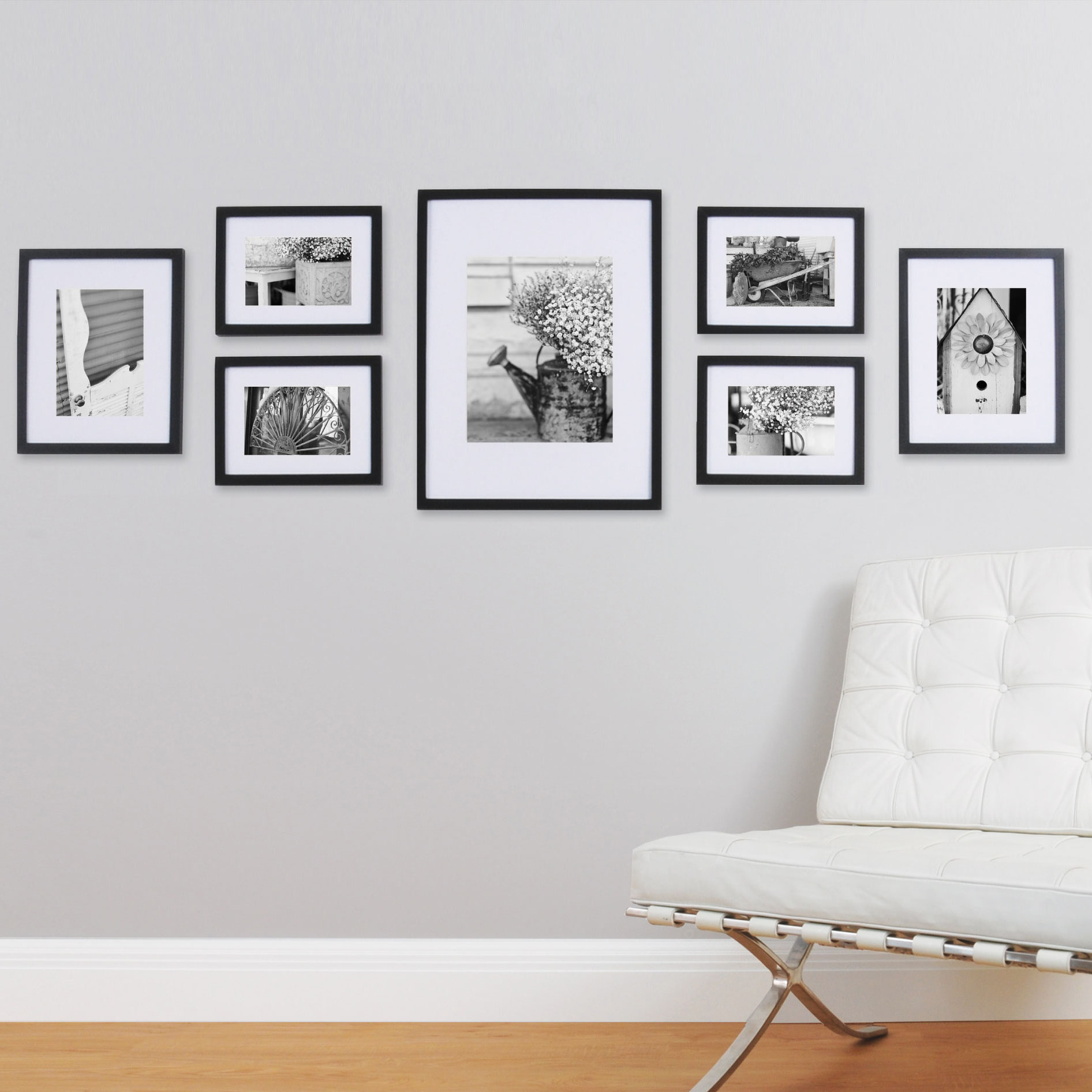 NielsenBainbridge Gallery 7 Piece Perfect Wall Picture Frame Set