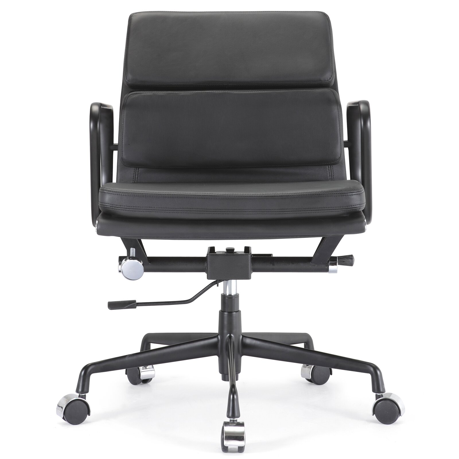 Office chair mid back leather chairs