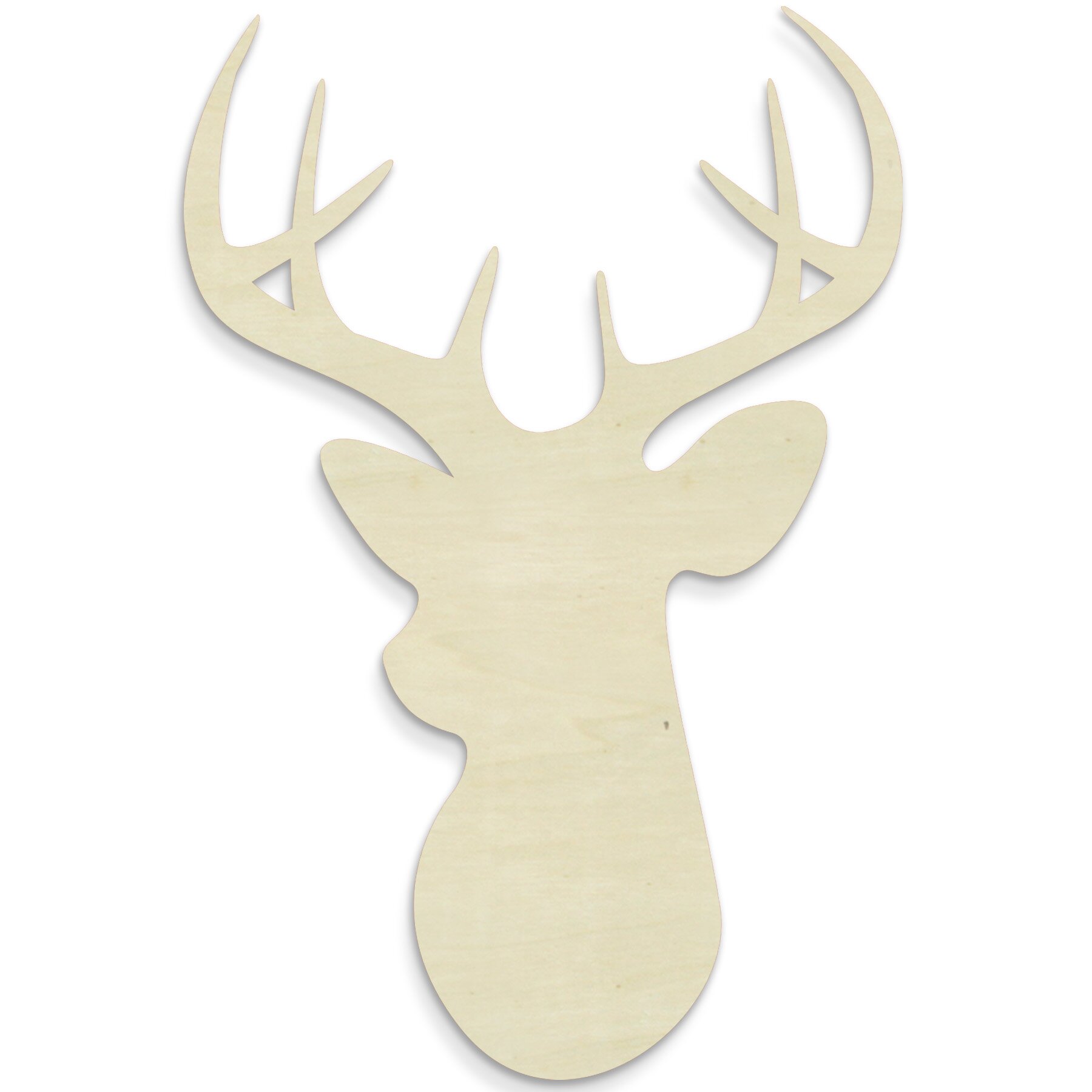 Unfinished Wood Co. Deer Head Wall Décor & Reviews | Wayfair