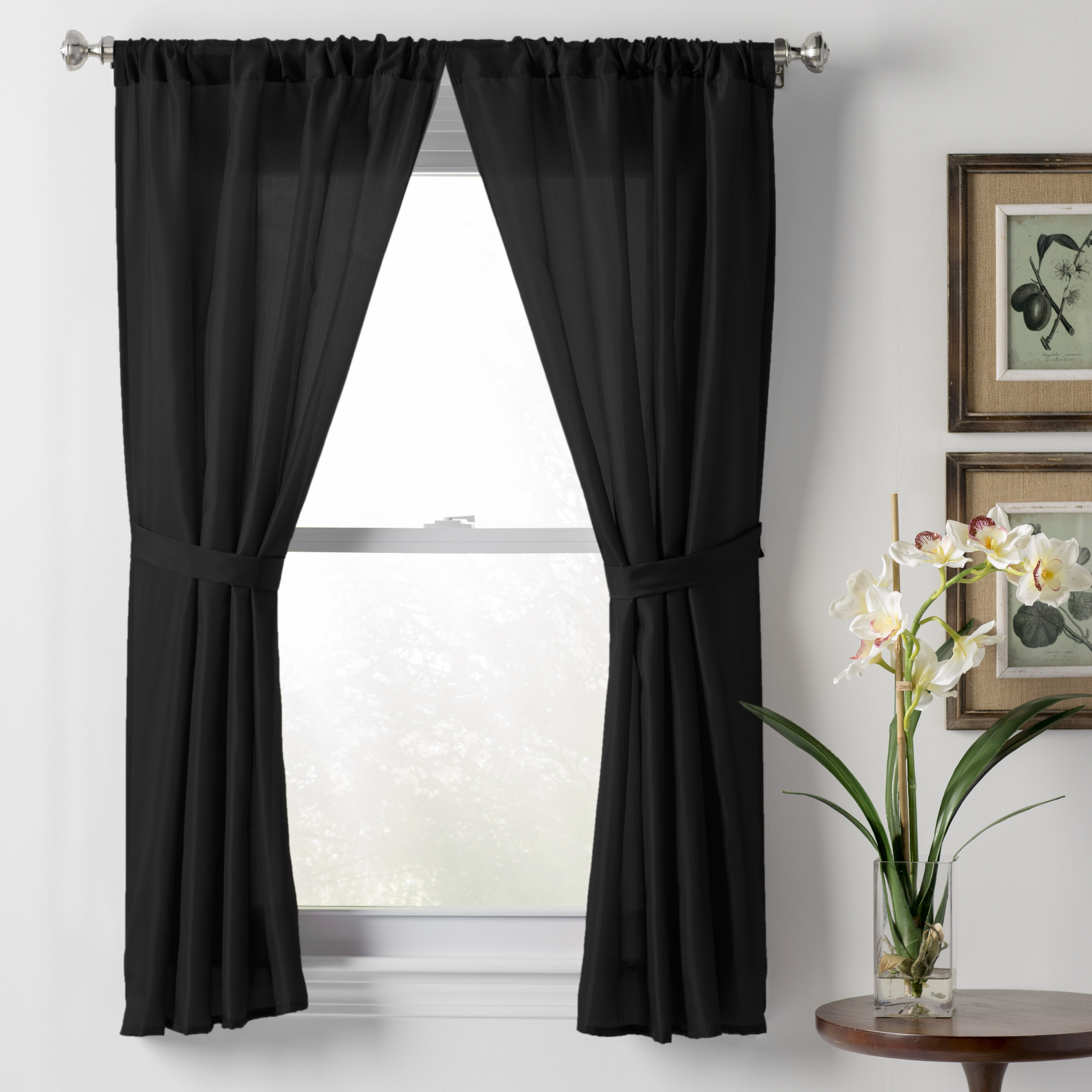 Wayfair Basics Wayfair Basics Sheer Rod Pocket Curtain Panel & Reviews