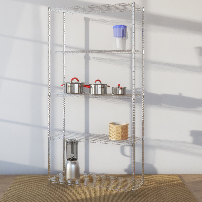 Wayfair Basics Wayfair Basics 72" H 5 Shelf Shelving Unit & Reviews