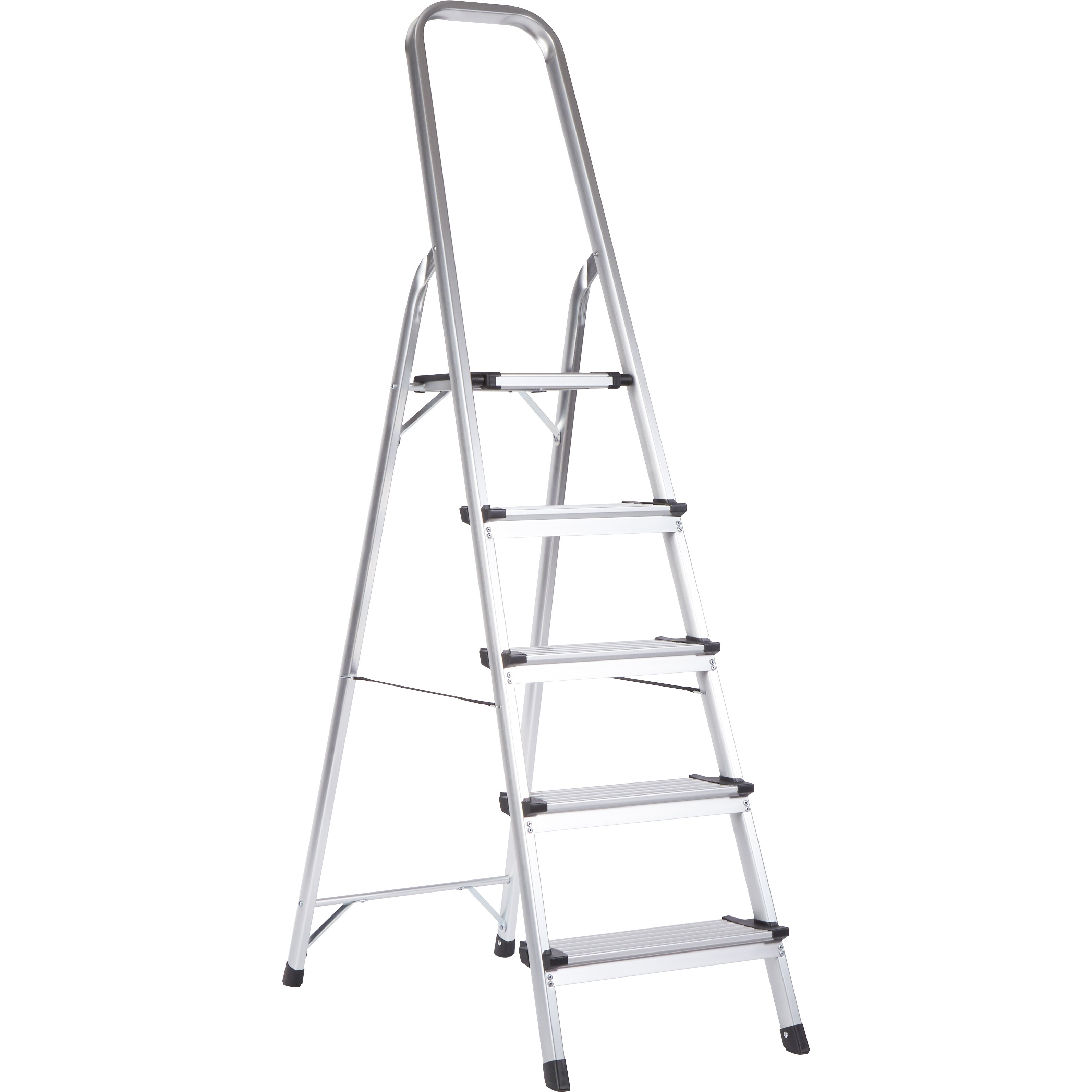 Wayfair Basics Wayfair Basics 6 ft. Aluminum Step Ladder with 225 lb ...