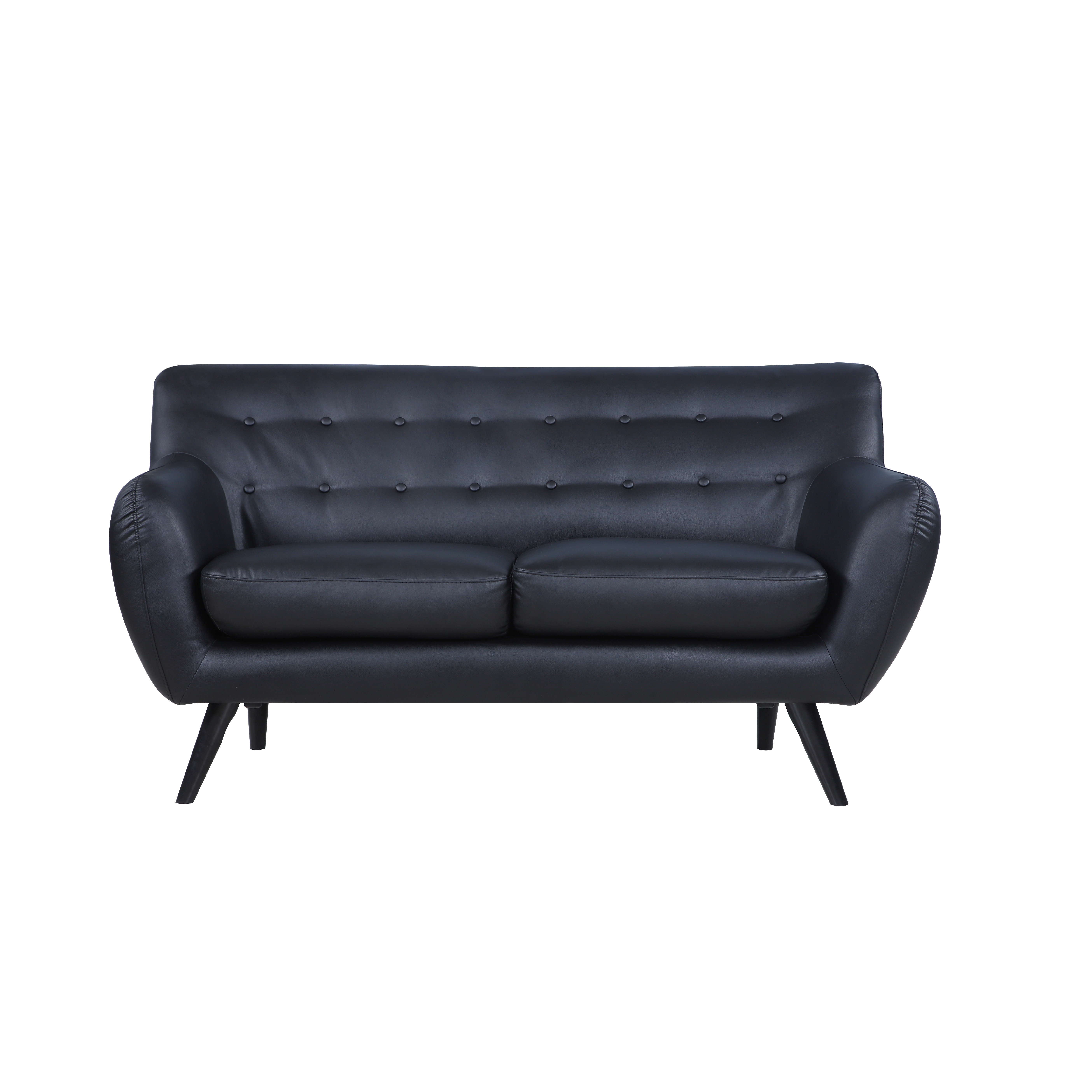 Madison Home USA Mid Century Modern Tufted Loveseat & Reviews Wayfair
