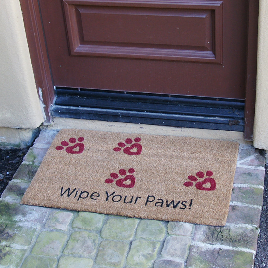 RubberCal, Inc. Wipe Your Paws! Animal Doormat & Reviews Wayfair