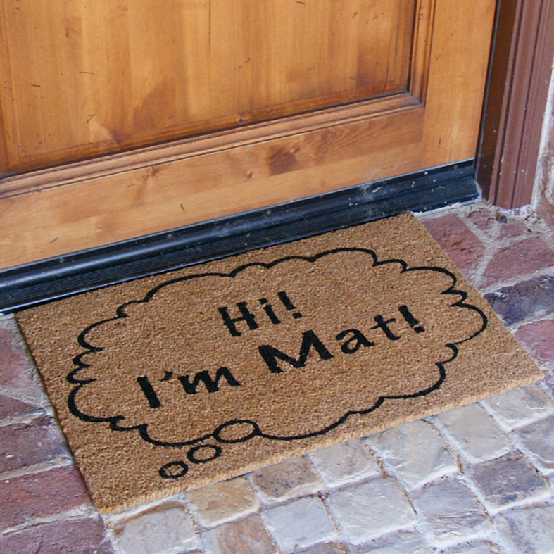 RubberCal, Inc. Hi I'm Mat Funny Doormat & Reviews Wayfair