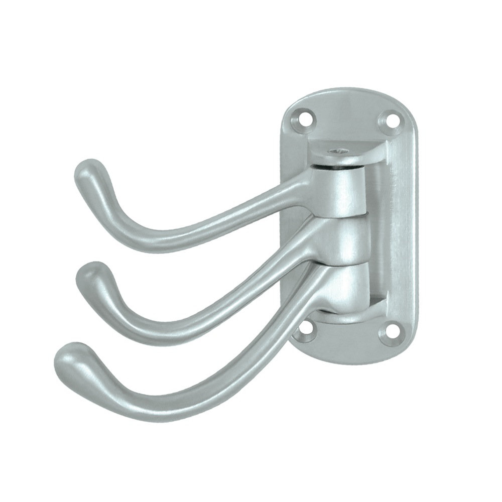 Deltana Heavy Duty Triple Swivel Wall Mounted Towel Hook & Reviews