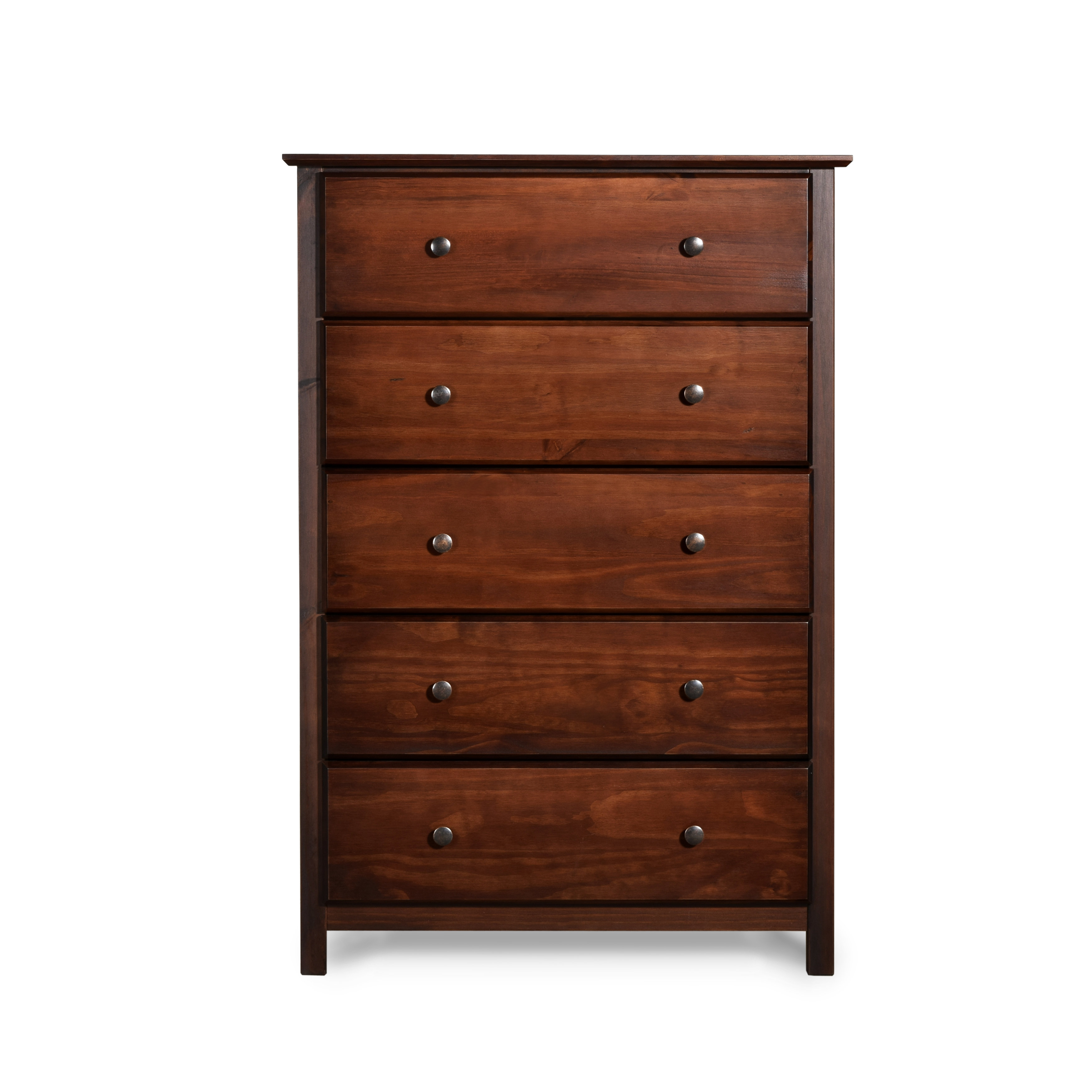 Grain Wood Furniture Shaker 5 Drawer Chest & Reviews Wayfair