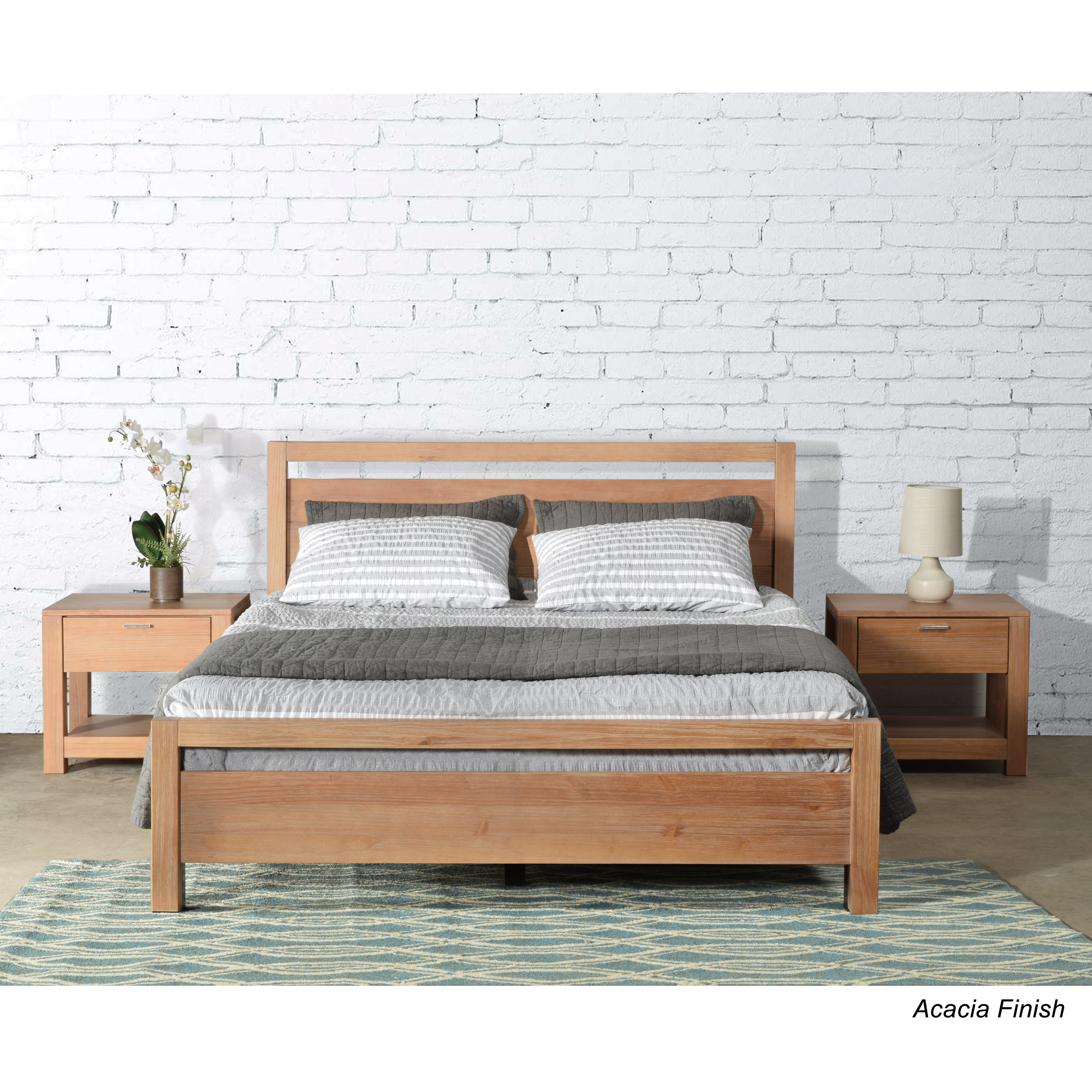 Grain Wood Furniture Loft Queen Platform Bed & Reviews ...