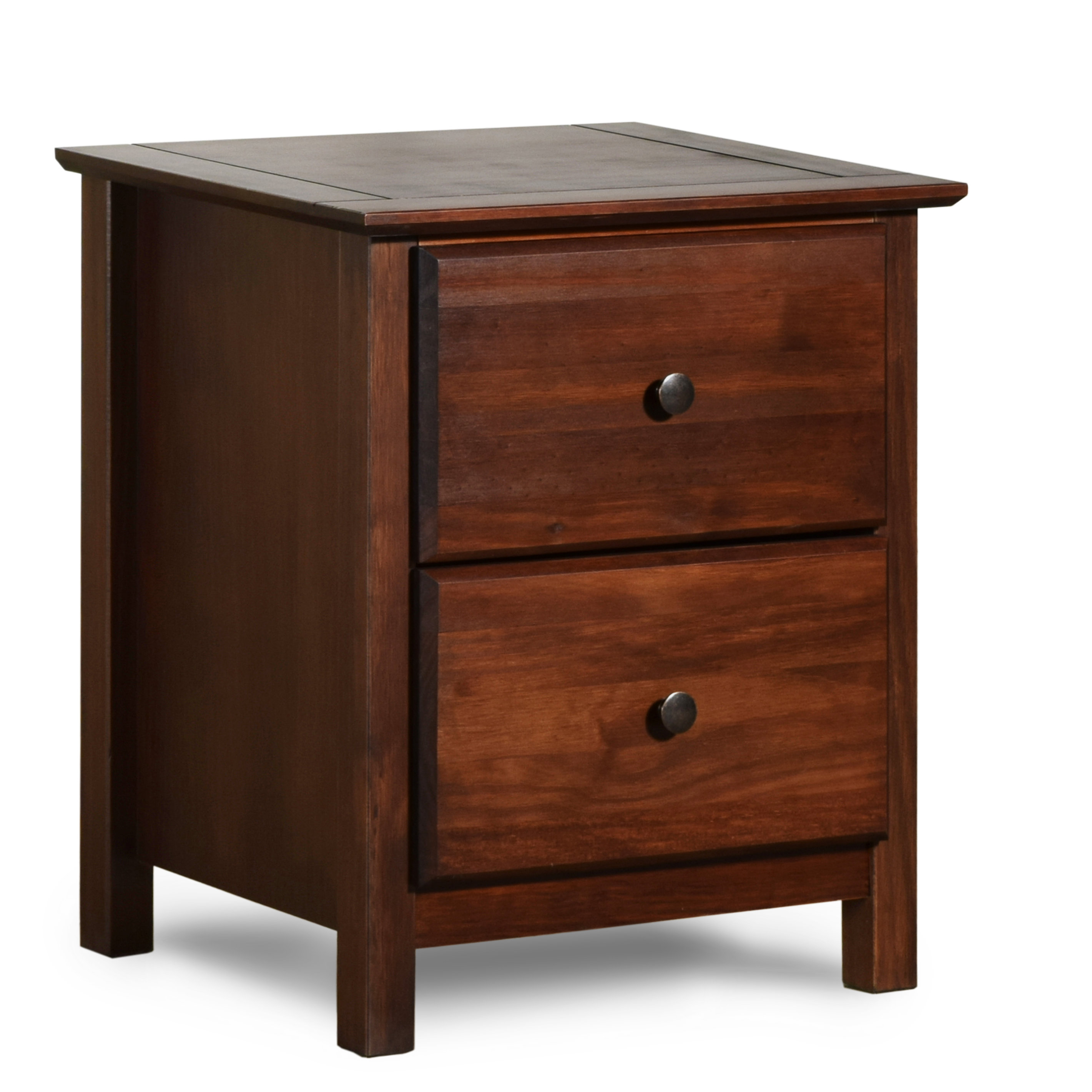 Grain Wood Furniture Shaker 2 Drawer Nightstand & Reviews Wayfair