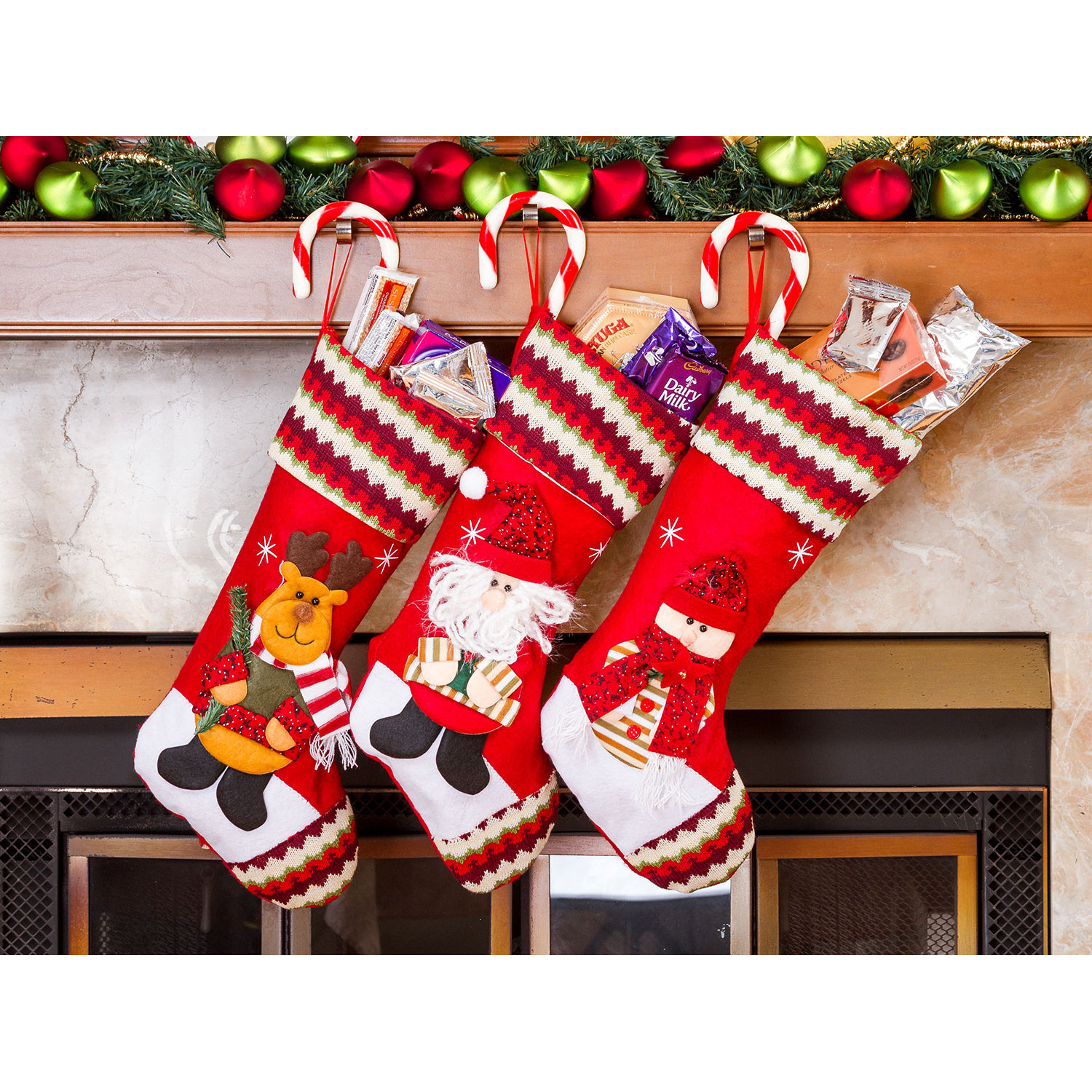Imperial Home 3 Piece Christmas Stocking Set & Reviews Wayfair