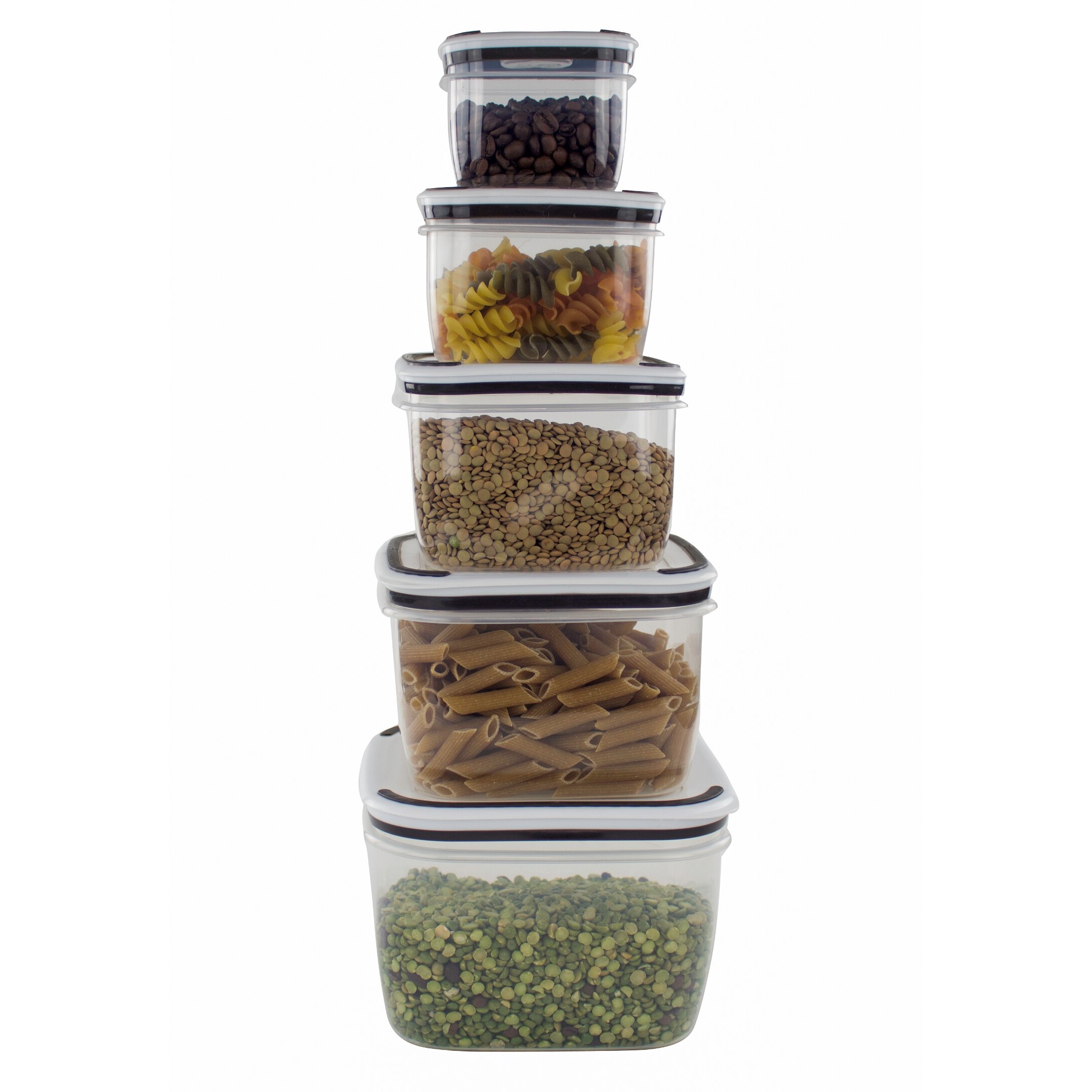 plastic food container set