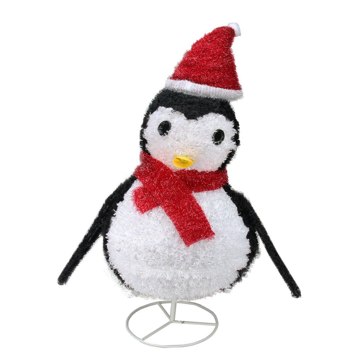 Northlight Pre-Lit Outdoor Chenille Penguin Christmas Decoration | Wayfair