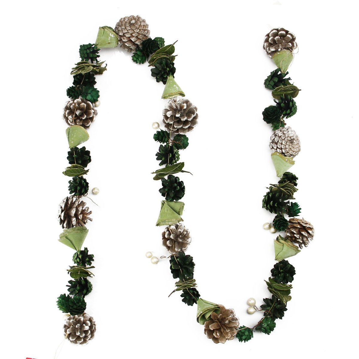 northlight decorative pine cone wooden rose and faux pearl northlight decorative pine cone wooden rose and faux pearl