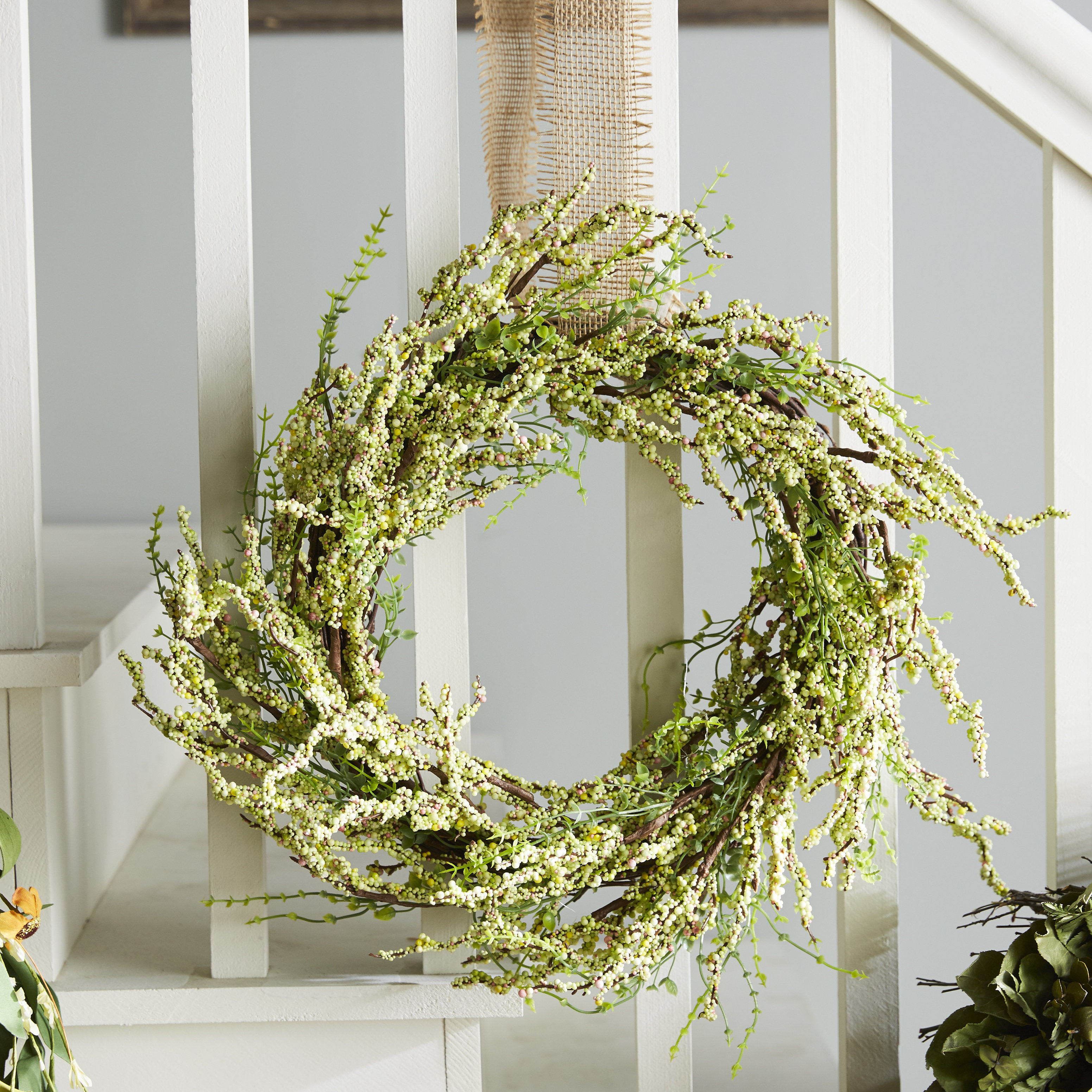 Northlight Decorative Berry Artificial Spring Twig Wreath Unlit Wayfair