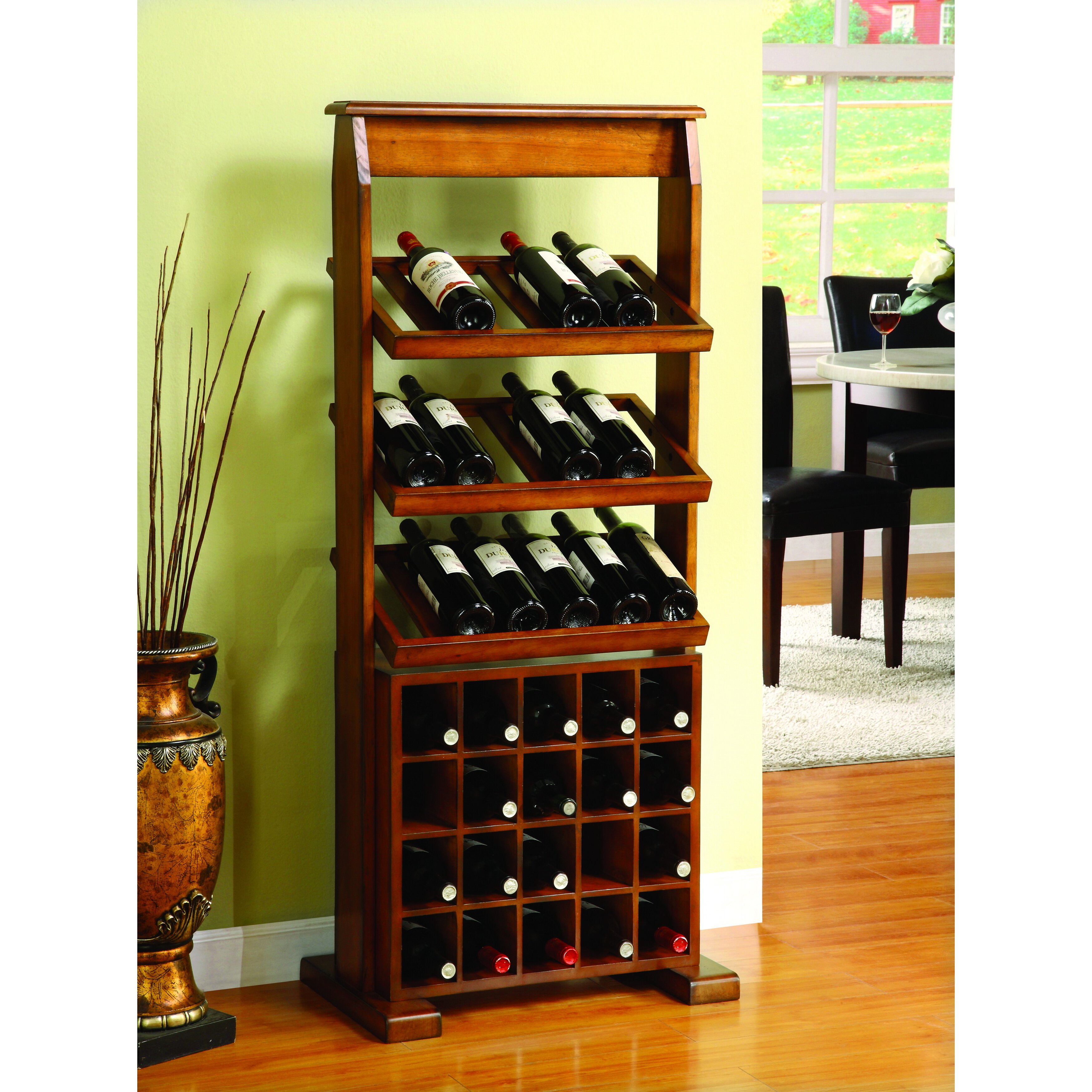 Darby Home Co Medeley 38 Bottle Floor Wine Rack & Reviews | Wayfair