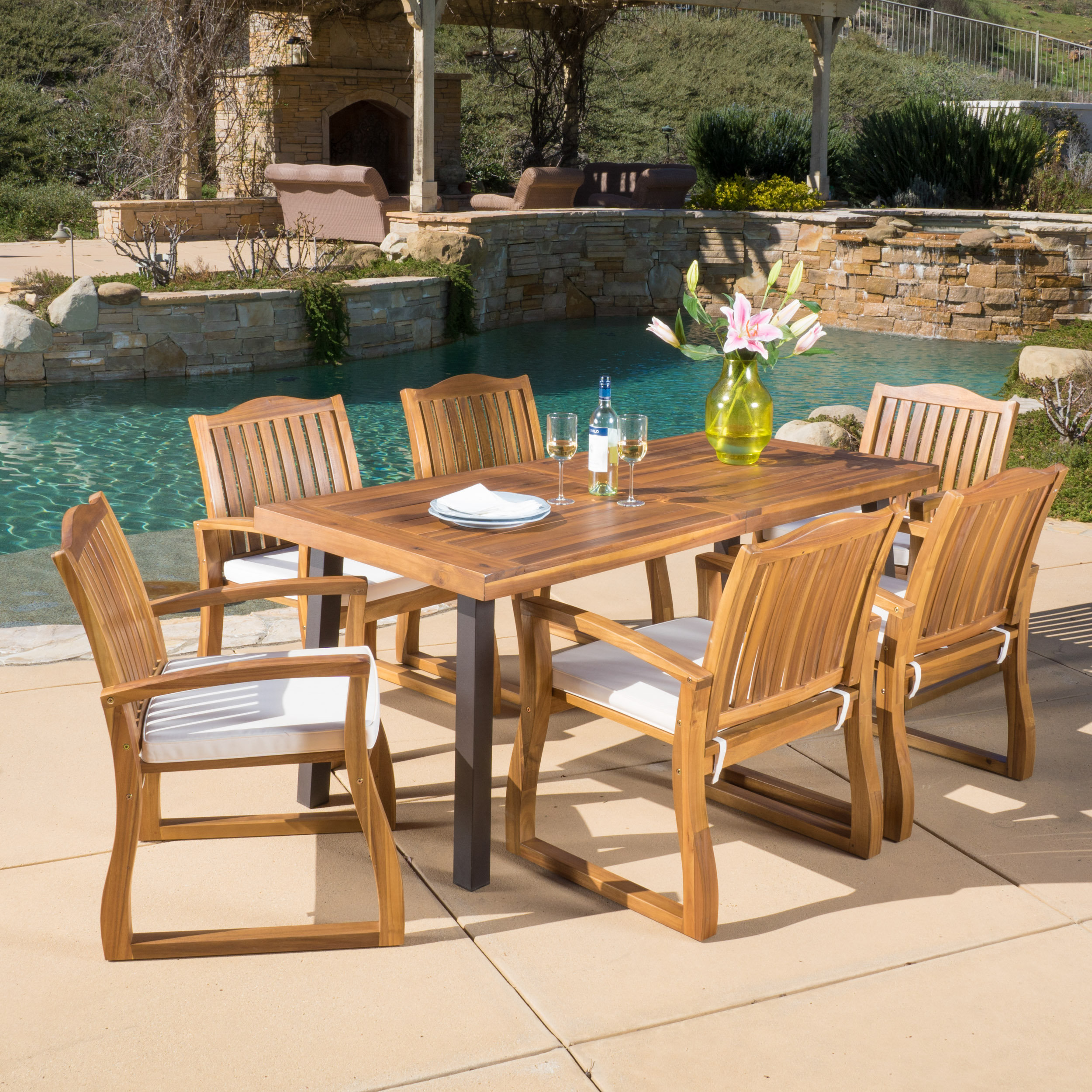 Darby Home Co Isidore 7 Piece Dining Set & Reviews Wayfair