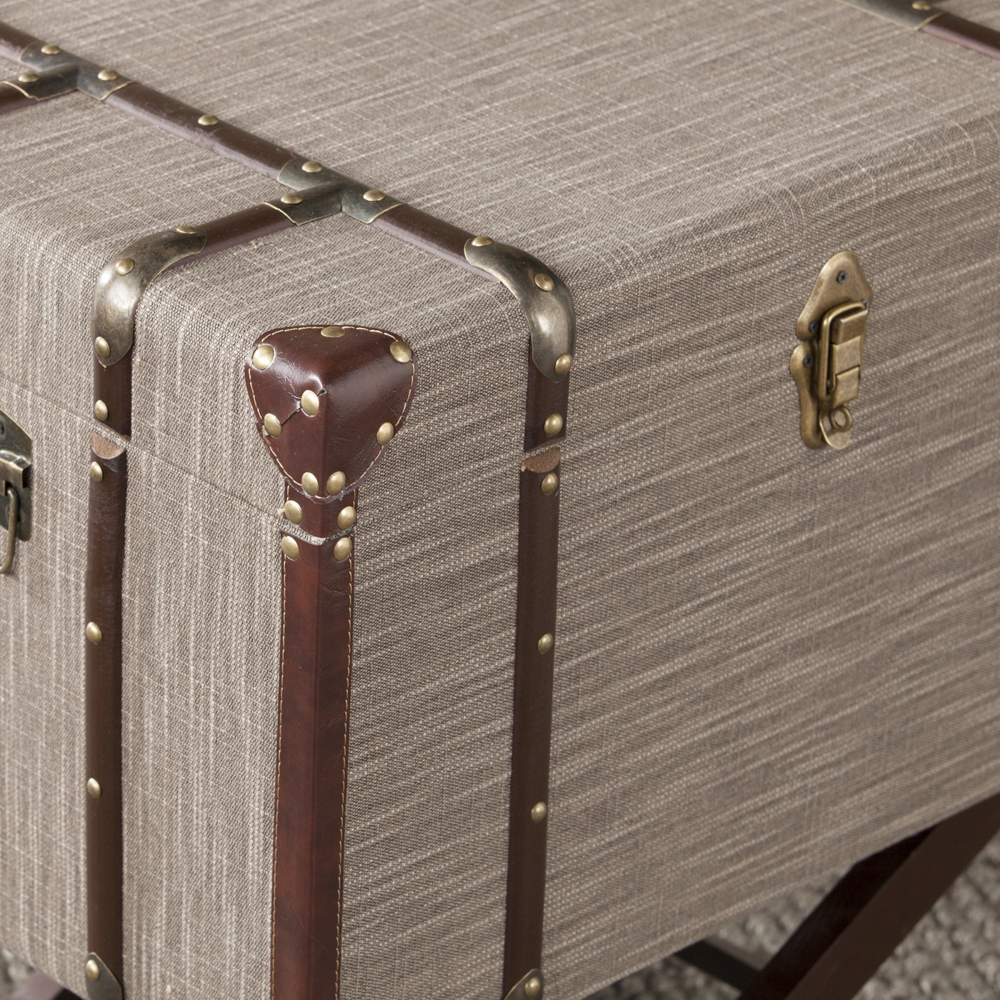 Darby Home Co Barium Linen File Storage Trunk & Reviews Wayfair