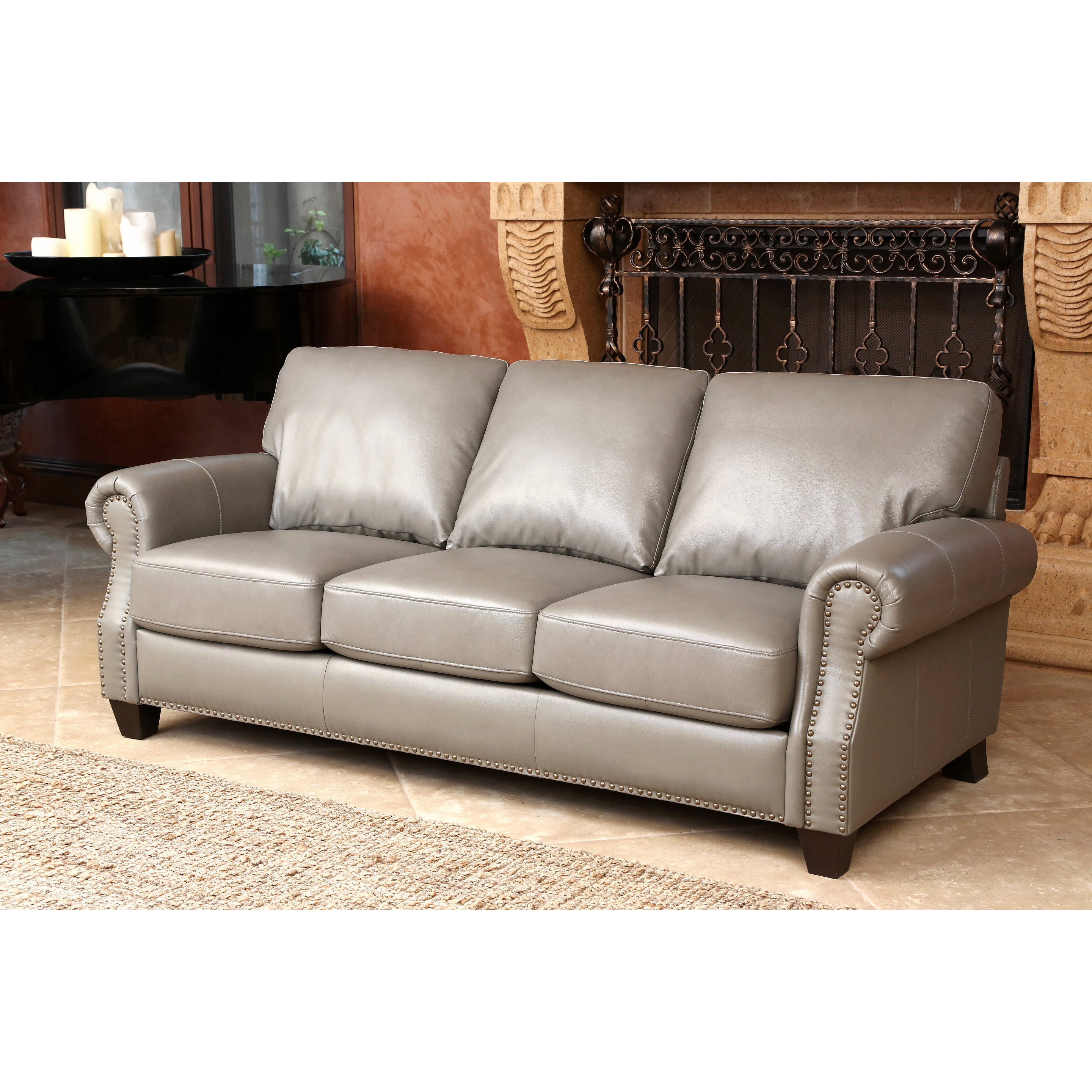 Darby Home Co Cairnbrook Leather Sofa and Loveseat Set Wayfair