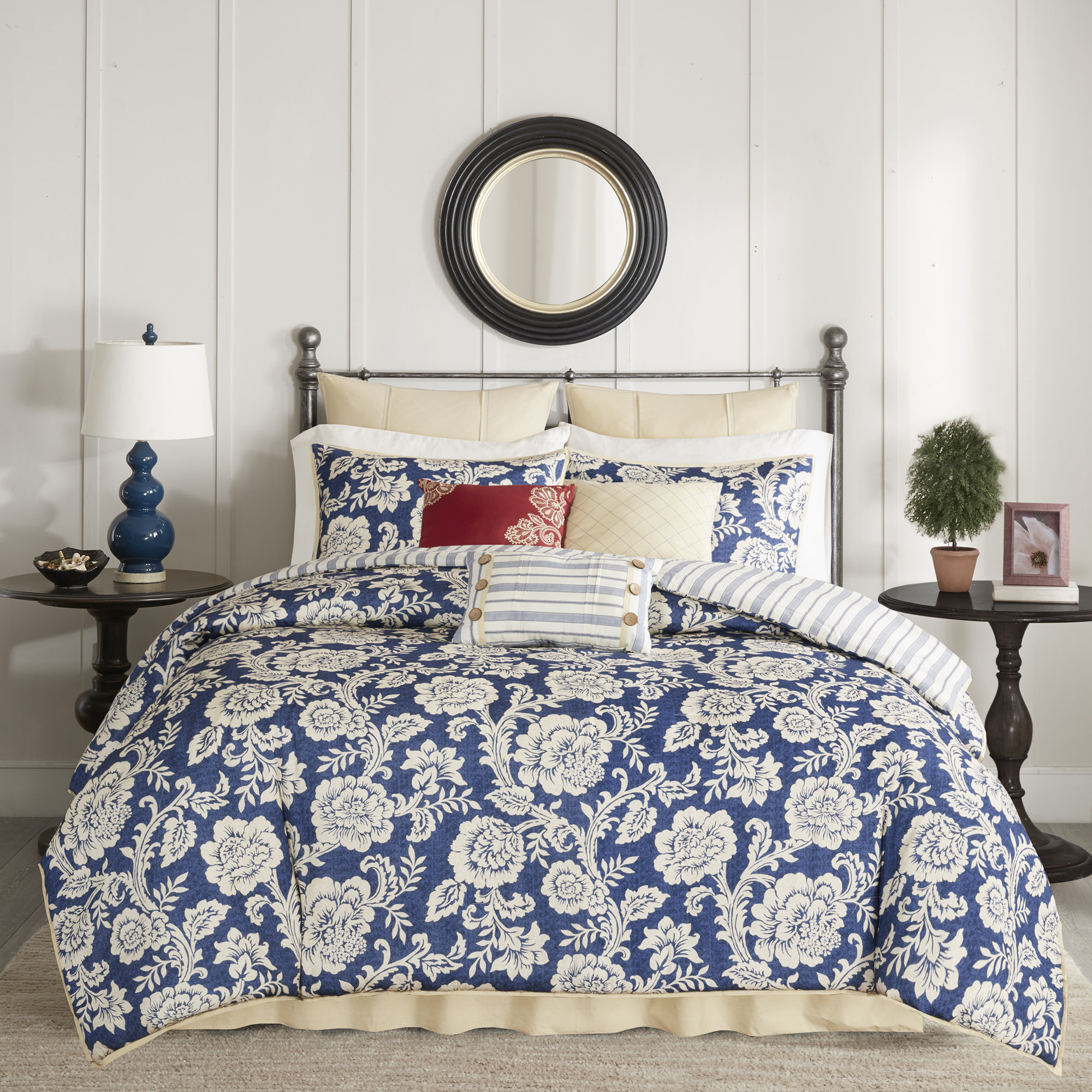 Darby Home Co Cheshire 9 Piece Reversible Comforter Set & Reviews Wayfair