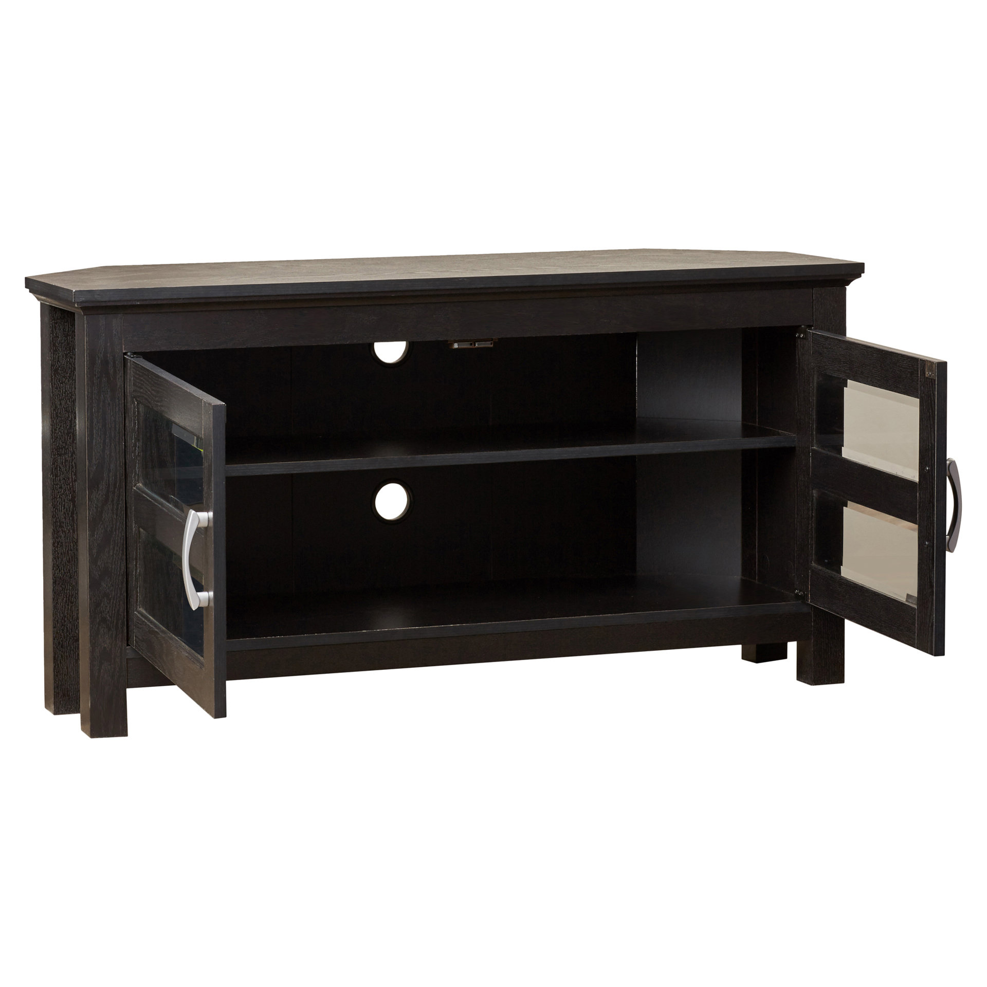 Alcott Hill Sulyard Wood Corner TV Stand & Reviews Wayfair