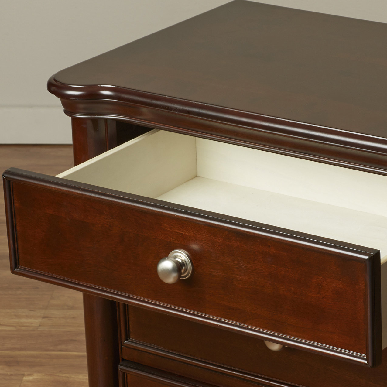 Alcott Hill Bancroft Woods 3 Drawer Nightstand & Reviews Wayfair