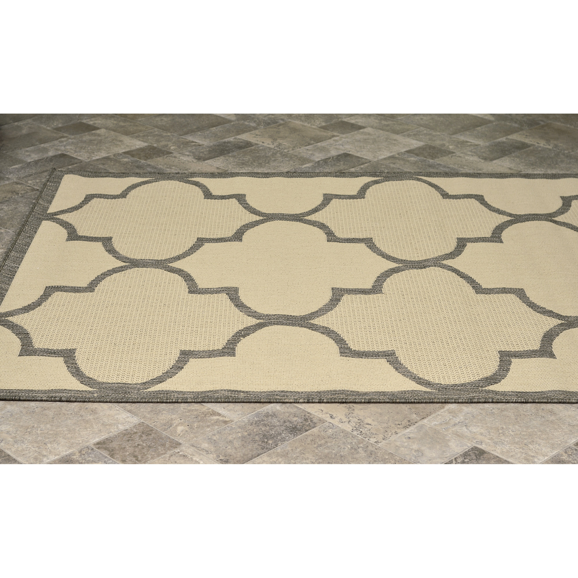 Alcott Hill Hyde Hill Grey Indoor/Outdoor Area Rug & Reviews Wayfair