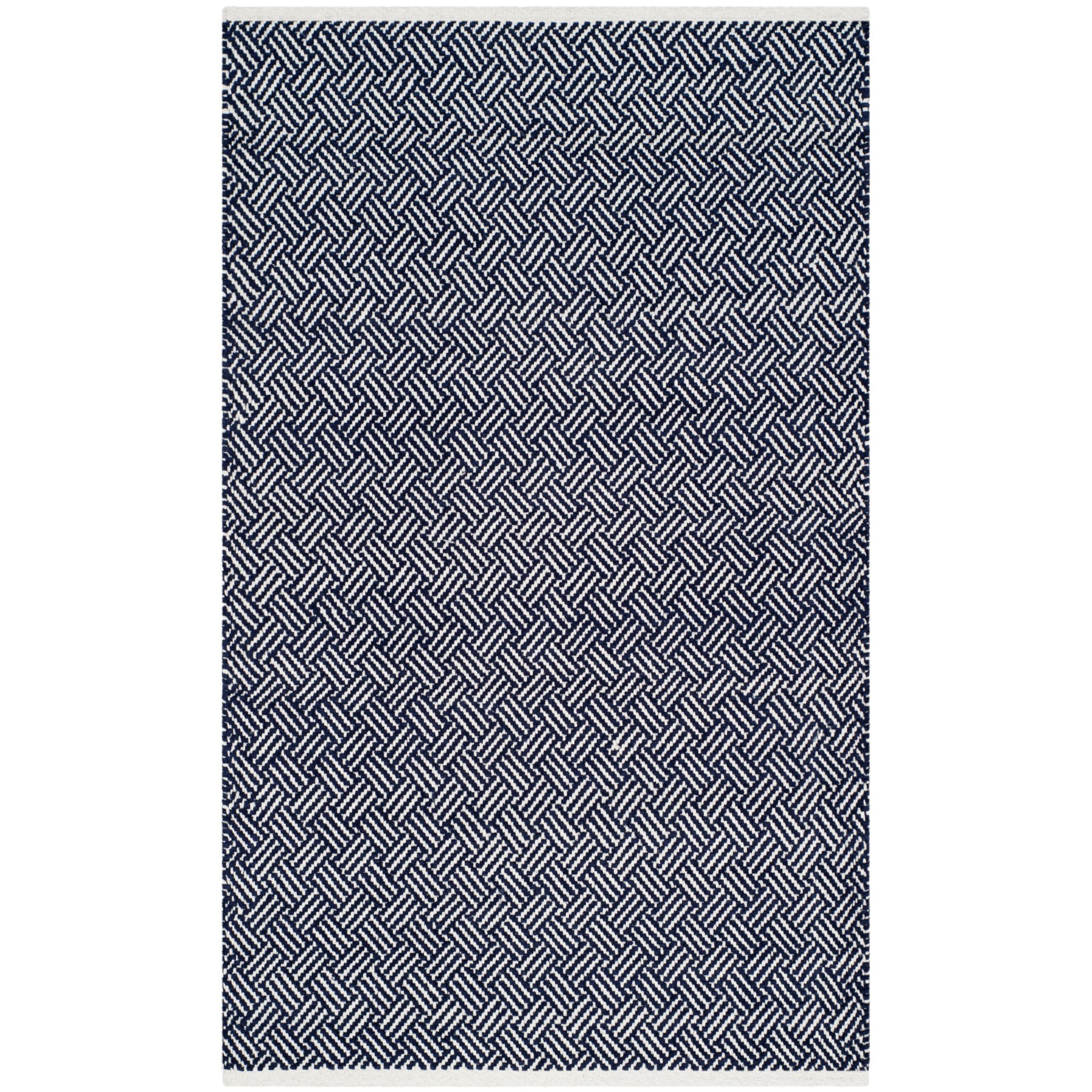 Alcott Hill Boston HandWoven Navy Area Rug & Reviews Wayfair