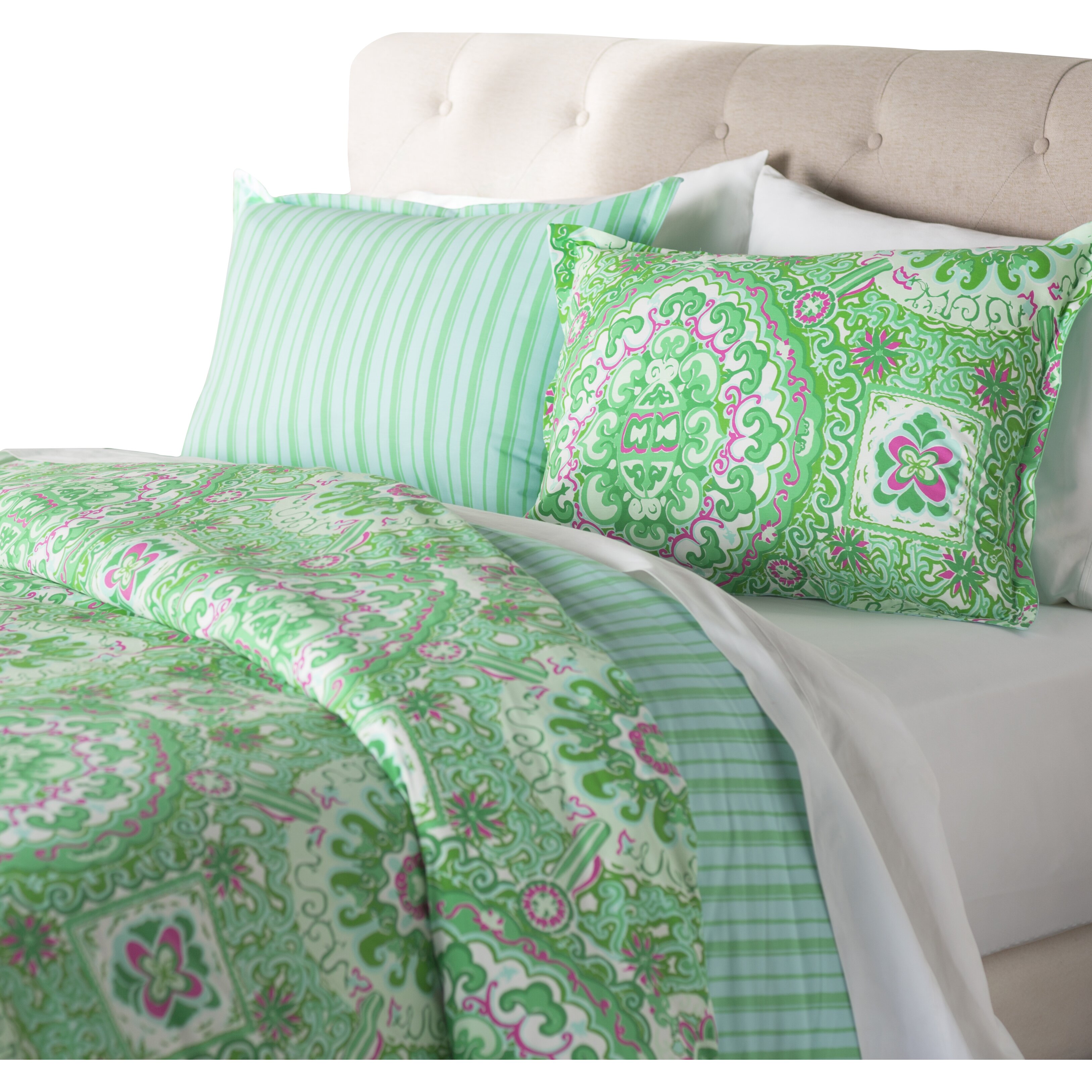 Alcott Hill Corning Reversible Duvet Cover Set & Reviews | Wayfair