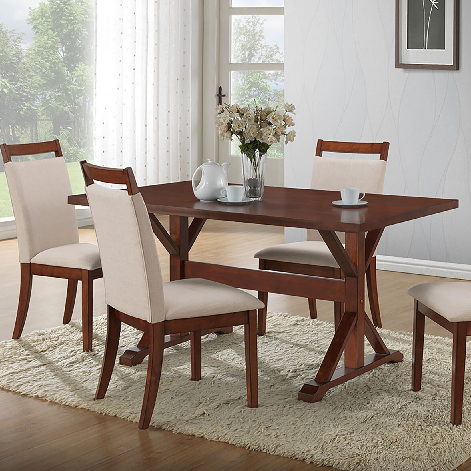 Alcott Hill Maelynn Dining Table & Reviews | Wayfair