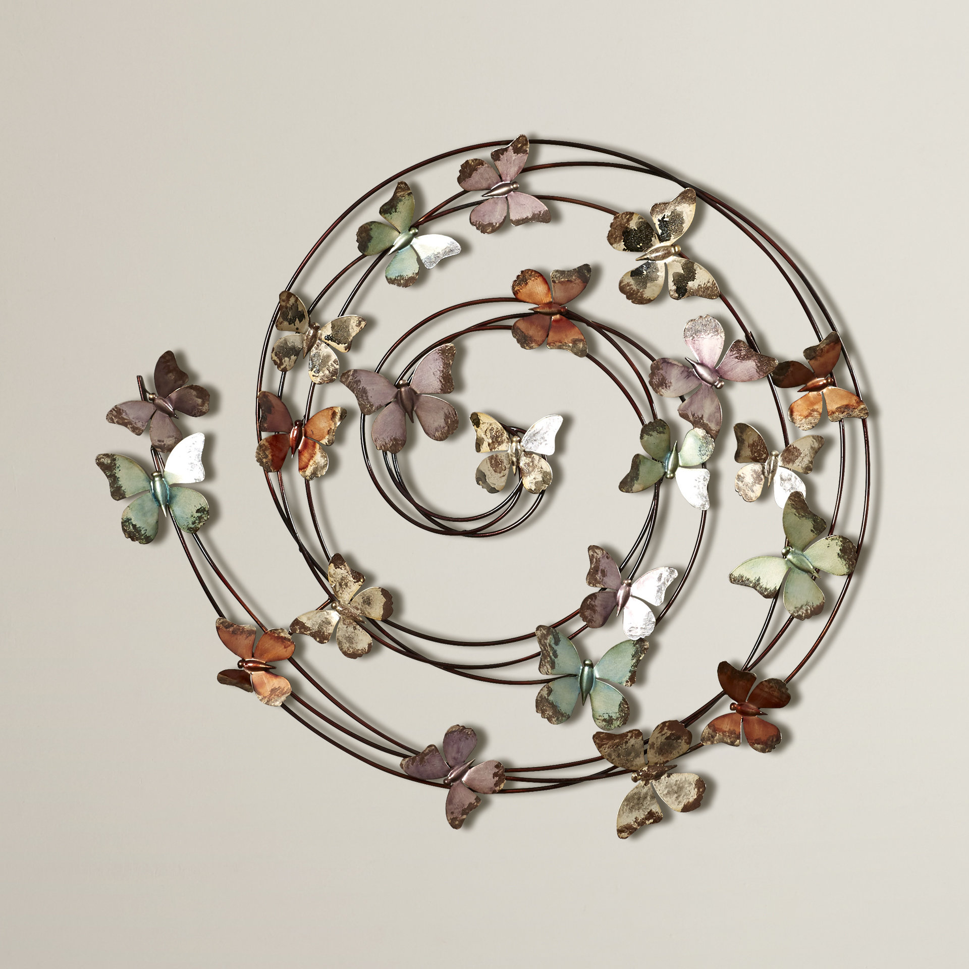 Charlton Home Swirling Butterflies Wall Decor & Reviews Wayfair